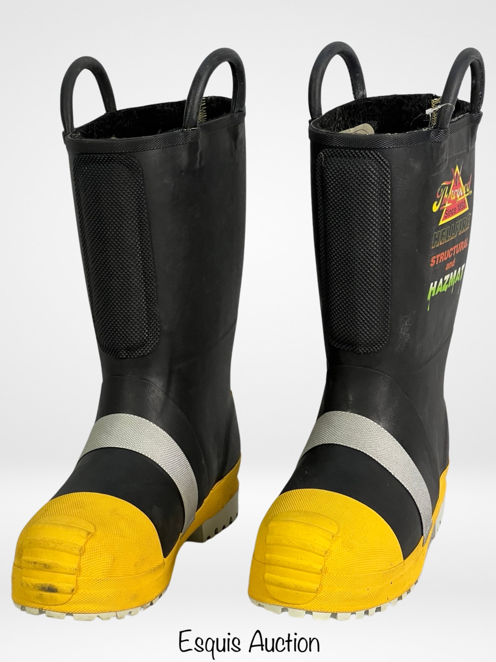 Men's Thorogood Hellfire Hazmat Firefighter Boots: Men's Thorogood Hellfire Hazmat Firefighter Boots. Size- 8 1/2 Wide. New with tags.