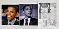 President Barack Obama Autographed Photographs