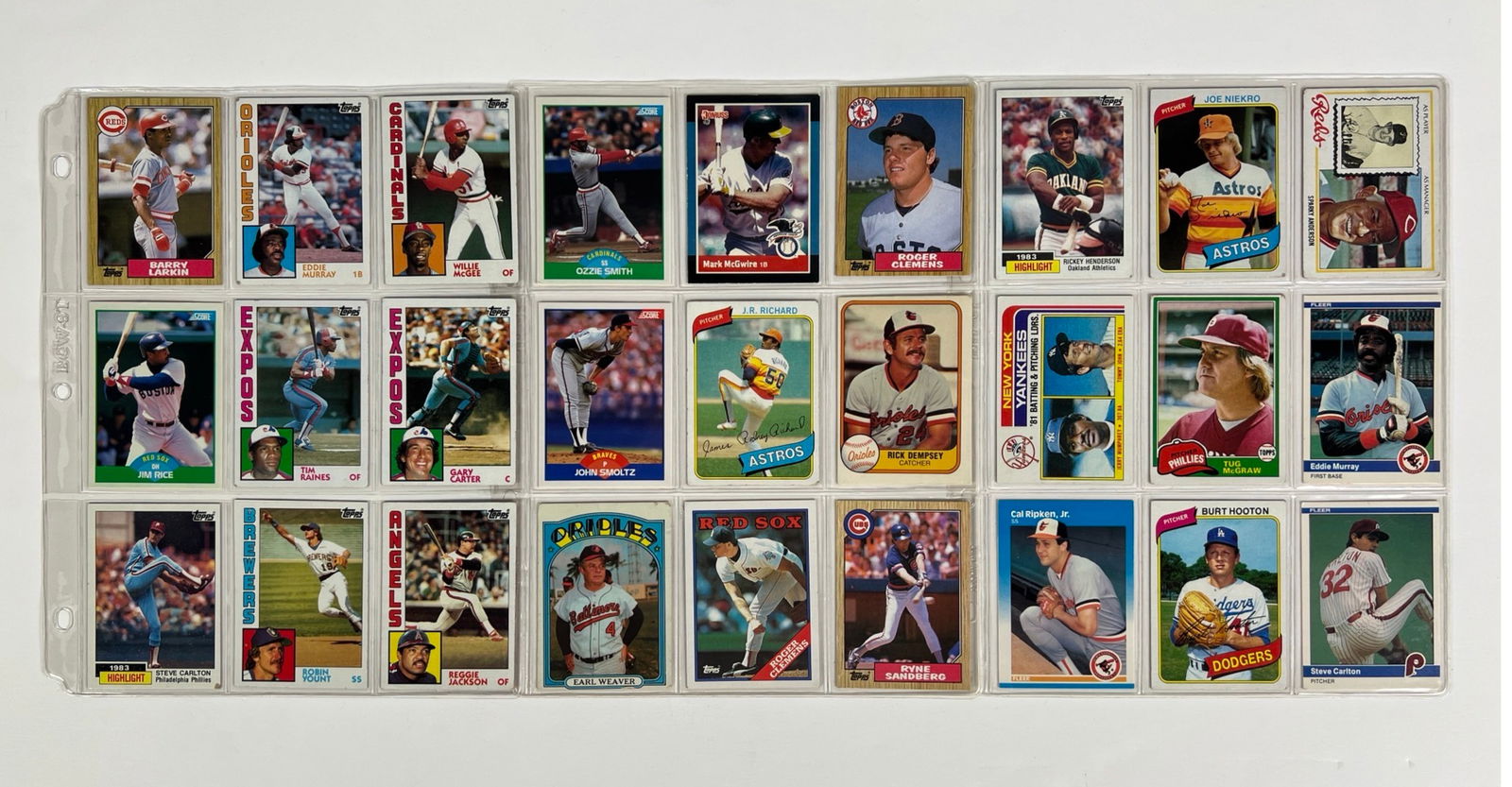 1980's HoF and Stars Cards- All Mint (1 of 5)