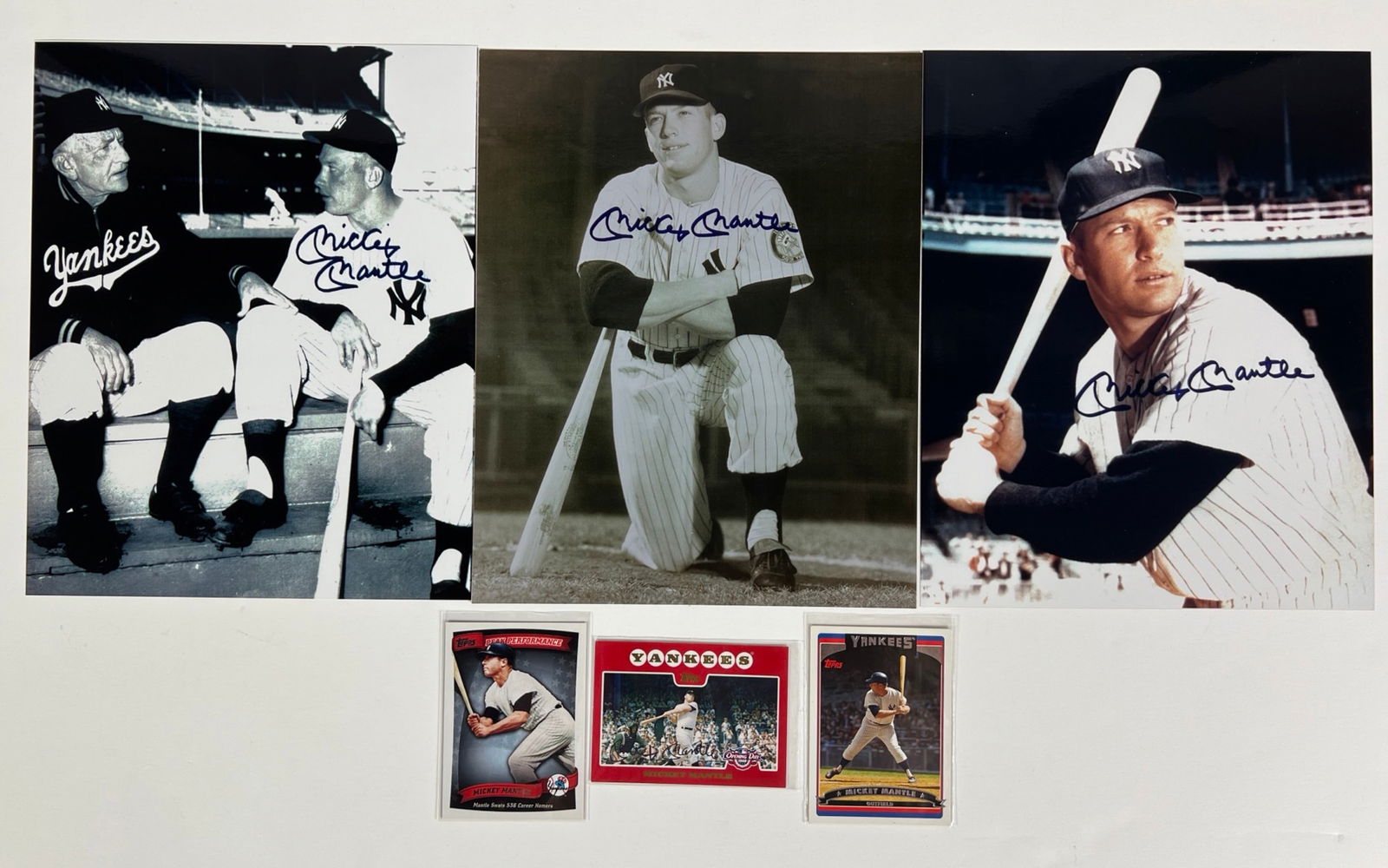 Mickey Mantle Topps Legends Cards with Photos (1 of 6)
