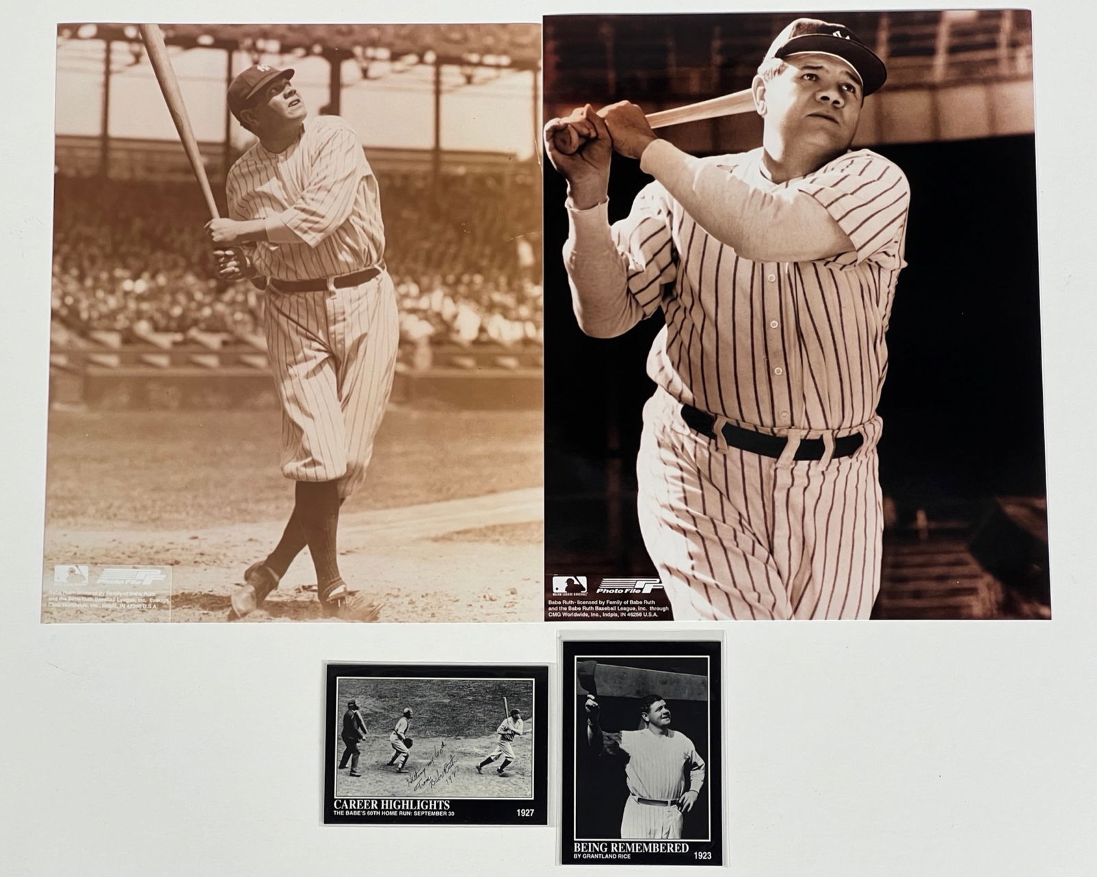Babe Ruth Collection 1992 Cards with Photos (1 of 5)