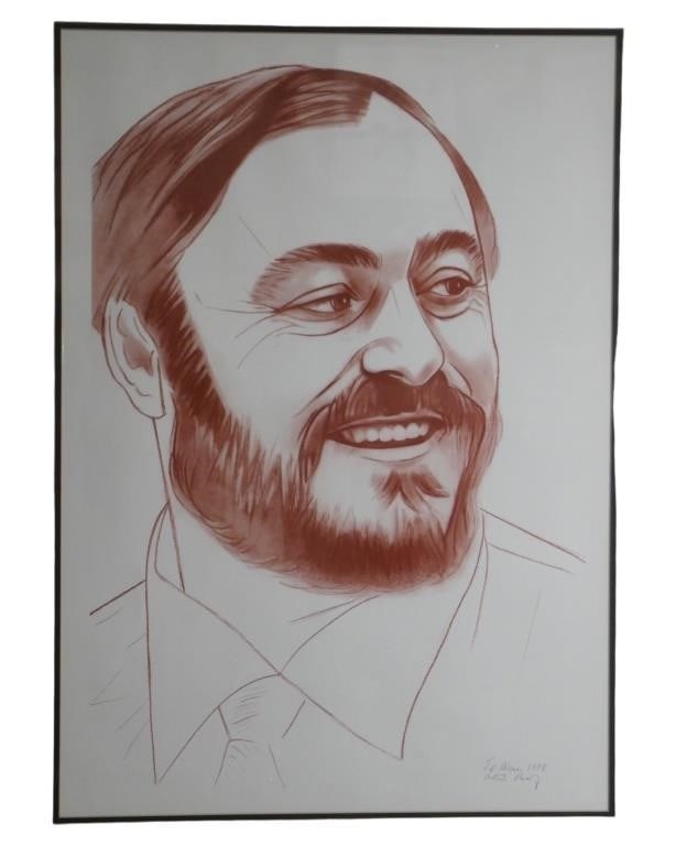 Edward H. Weiss- Luciano Pavarotti LE Signed Litho (1 of 5)