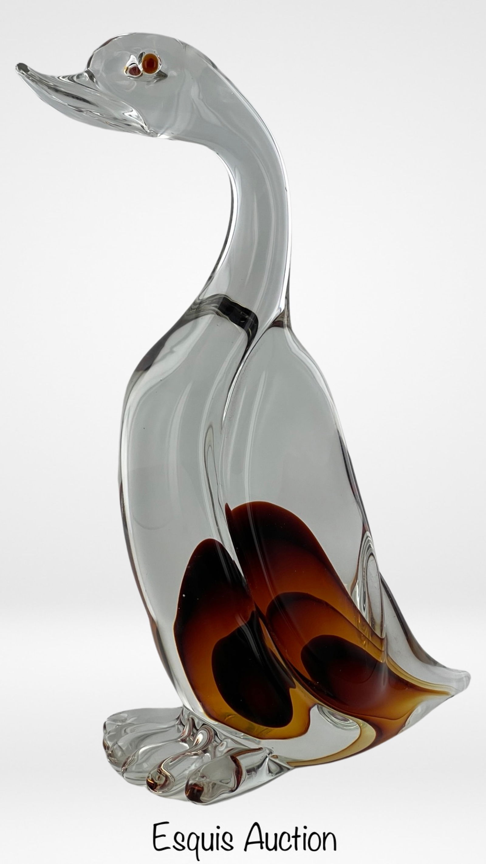 Gino Cenedese Murano Art Glass Duck Sculpture (1 of 7)