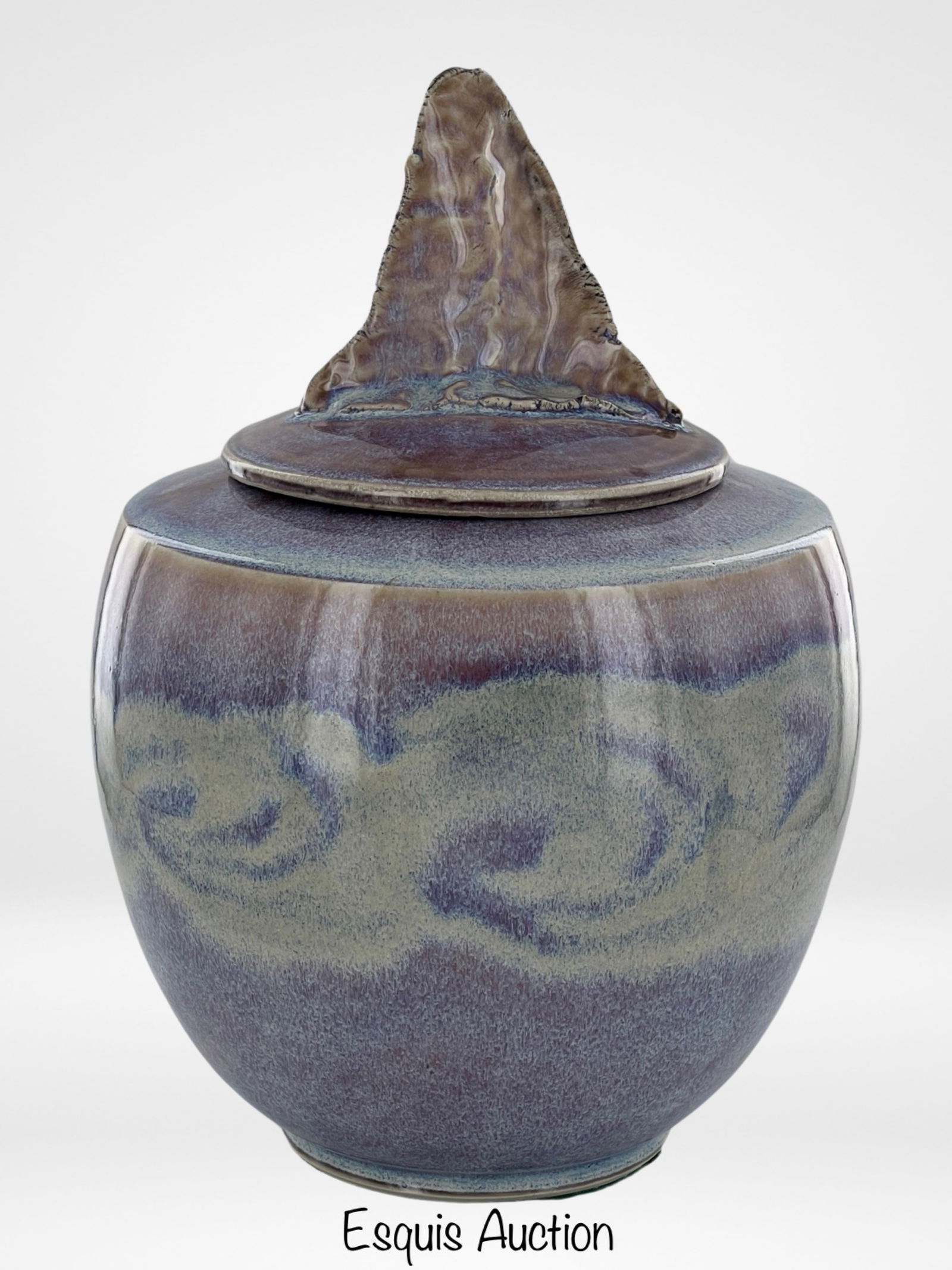 Joel Huntley Stoneware Glazed Art Lidded Jar/ Bowl (1 of 6)
