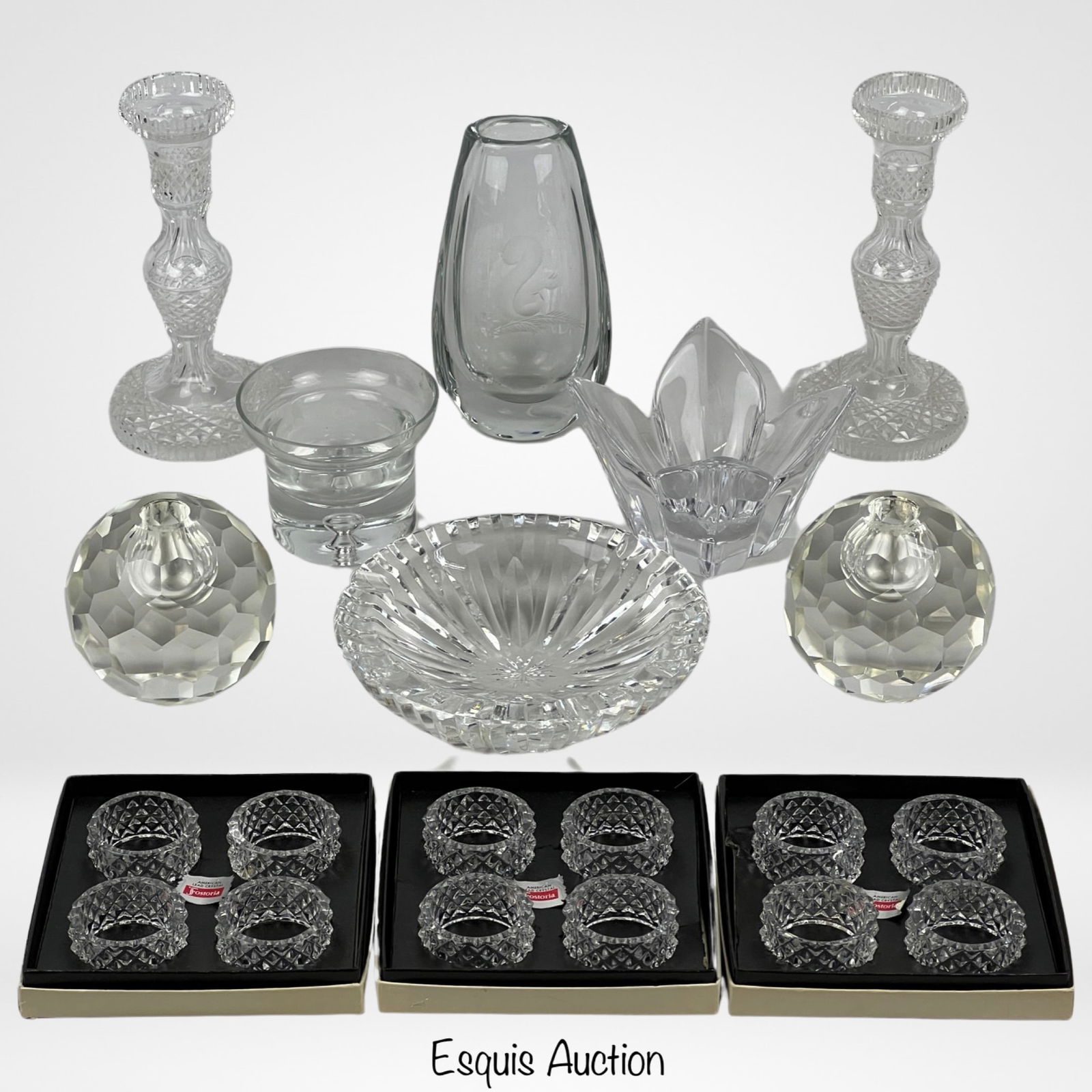 Assortment of Vintage Crystal Glass- Waterford, Or (1 of 9)