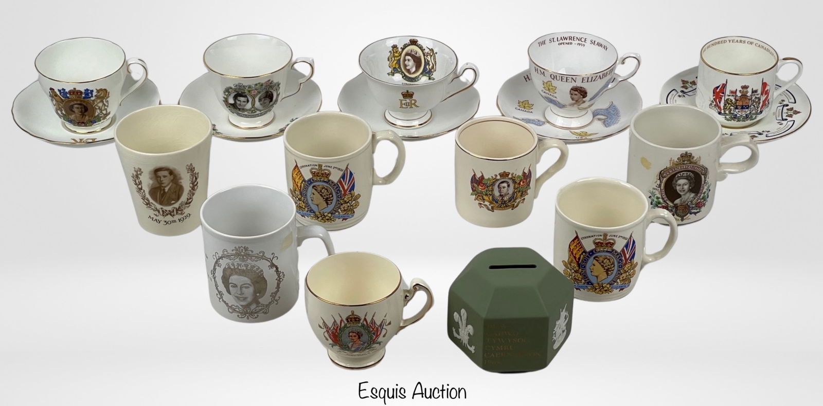 Collection of Great Britain Royalty Cups & Saucers (1 of 11)