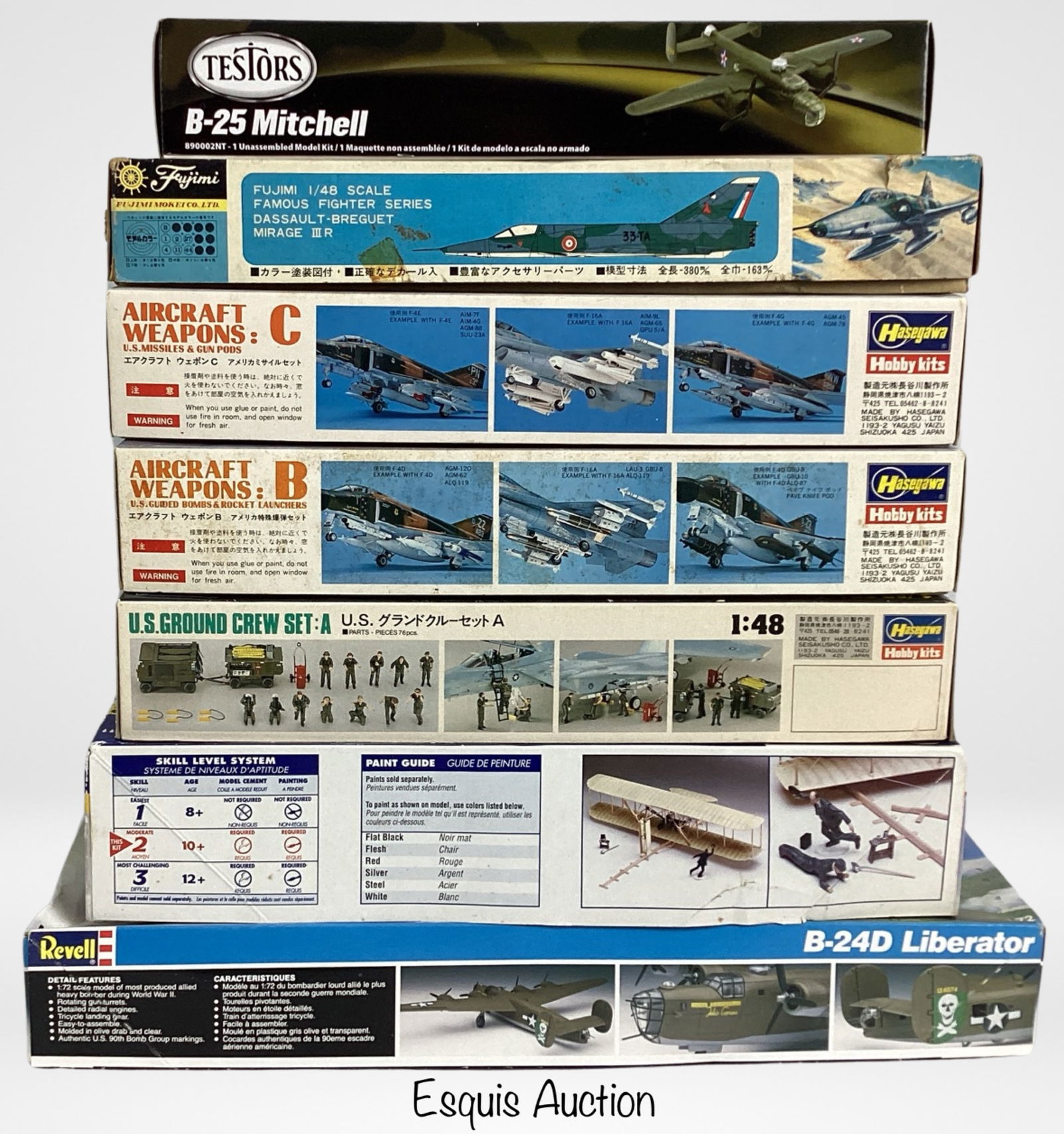 Lot of Vintage Plastic Model Kits- Airplanes (1 of 7)
