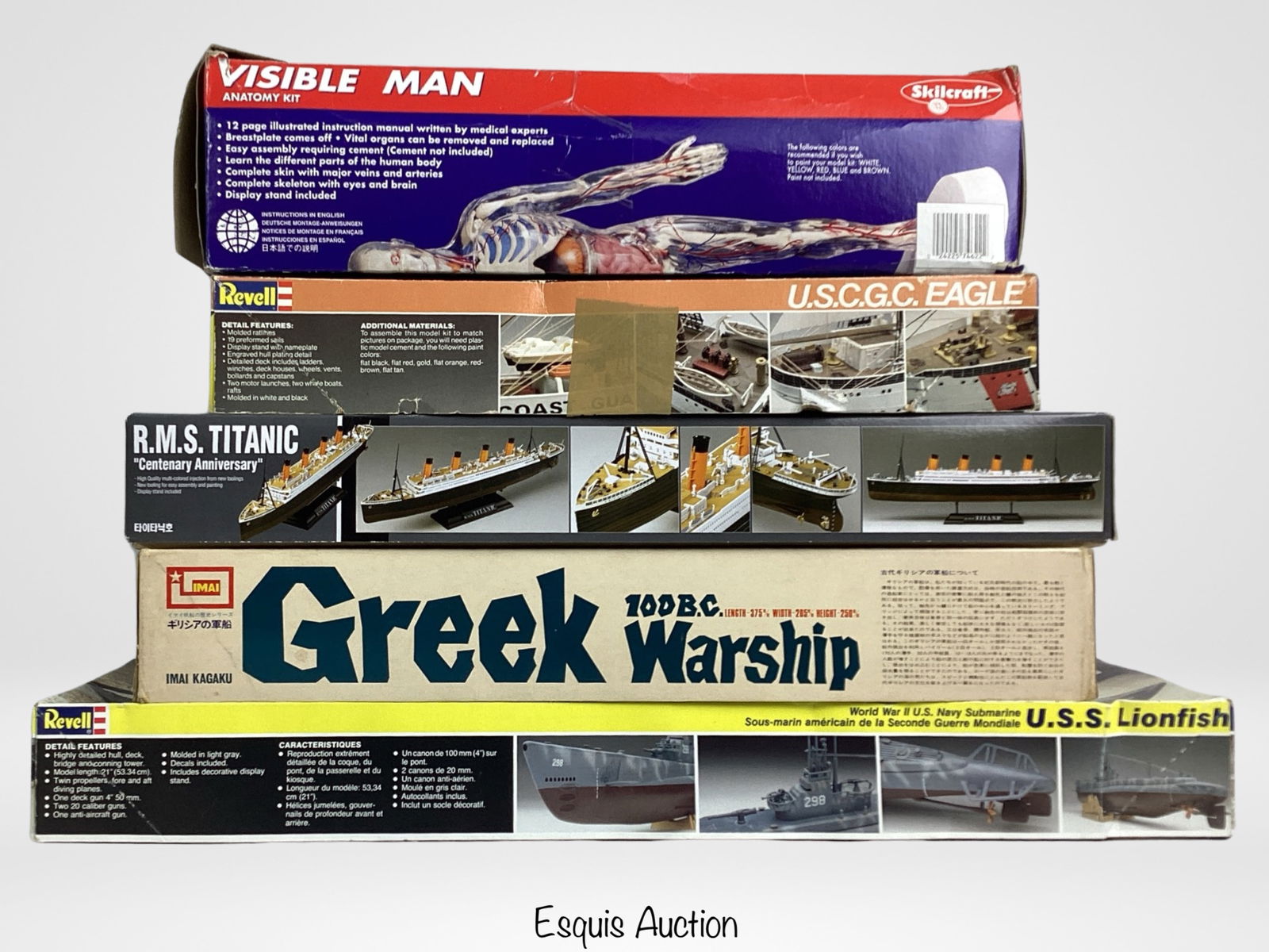 Vintage Plastic Model Kits-Ships (1 of 6)