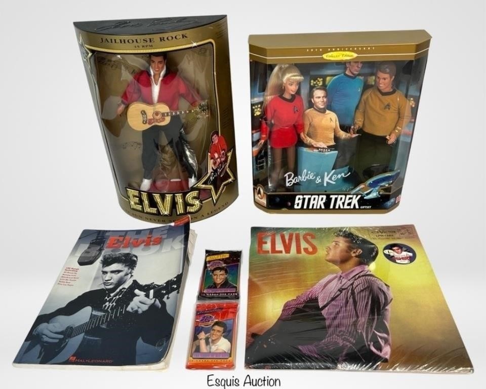 Star Trek Barbie Doll Set & Elvis Presley Collecti (1 of 4)