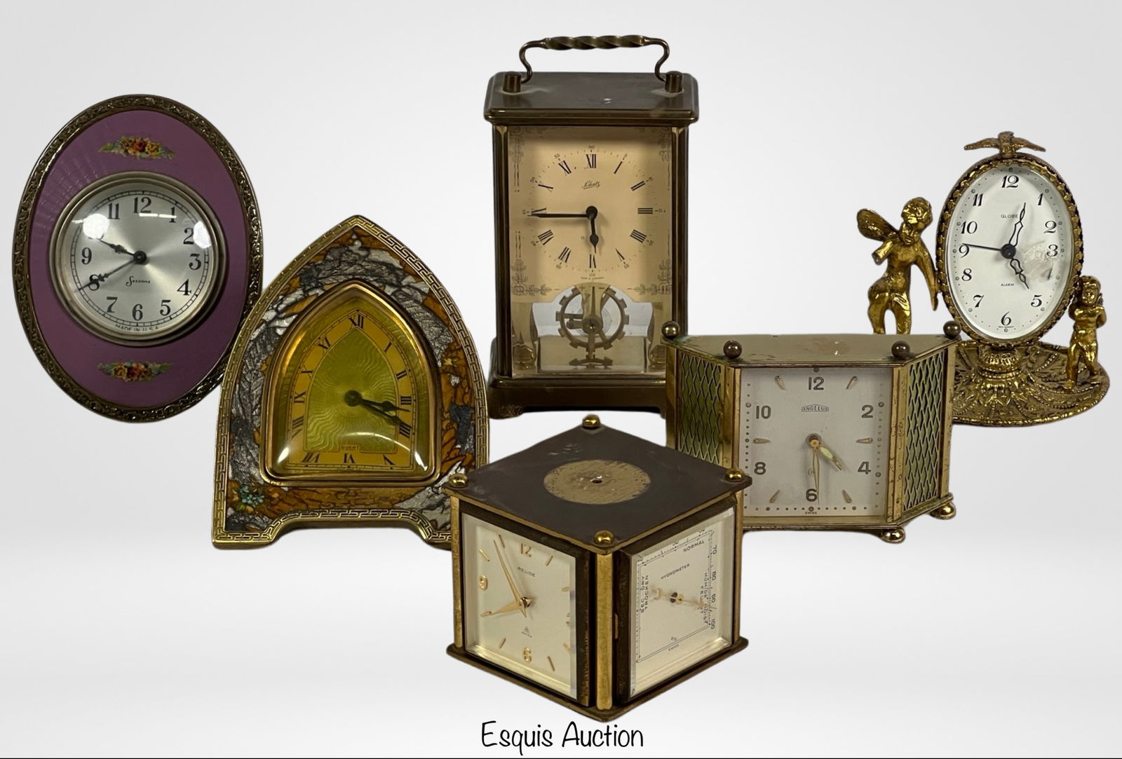 Assortment of Vintage Desk Clocks- Art Nouveau (1 of 8)