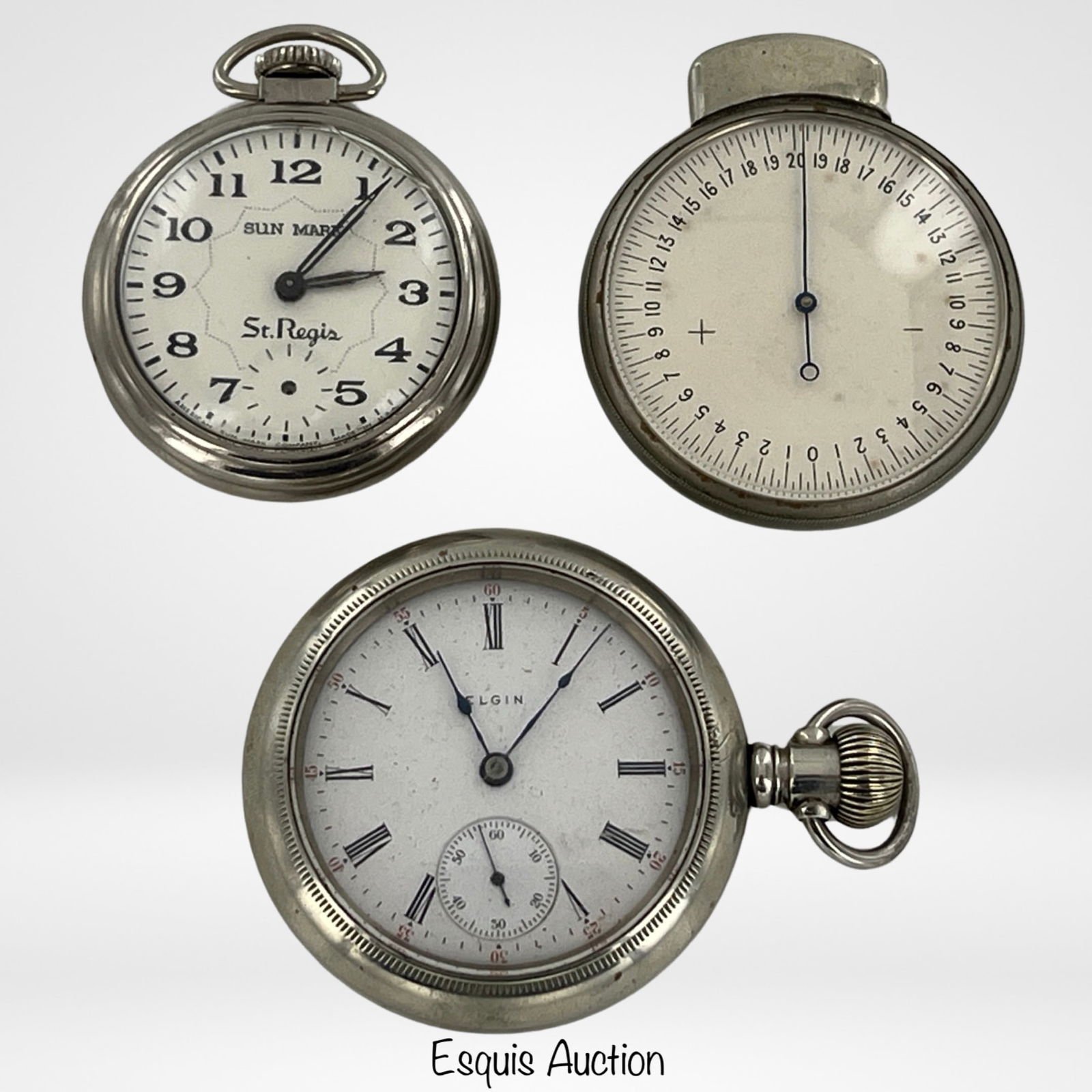 Antique Elgin Pocket Watch & Other Watches (1 of 4)