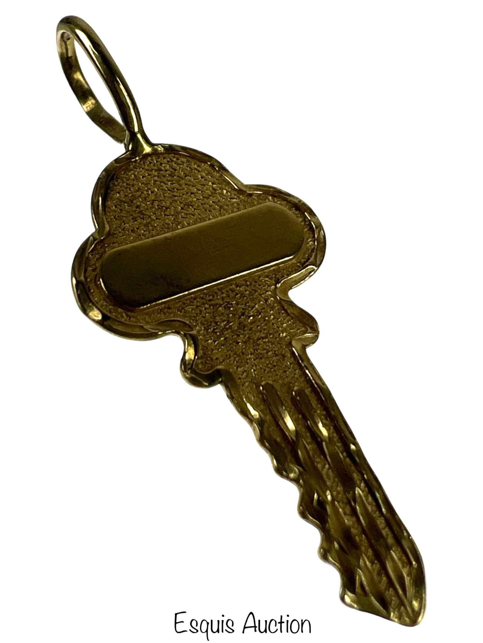 14k Gold Key Charm Pendant (1 of 2)