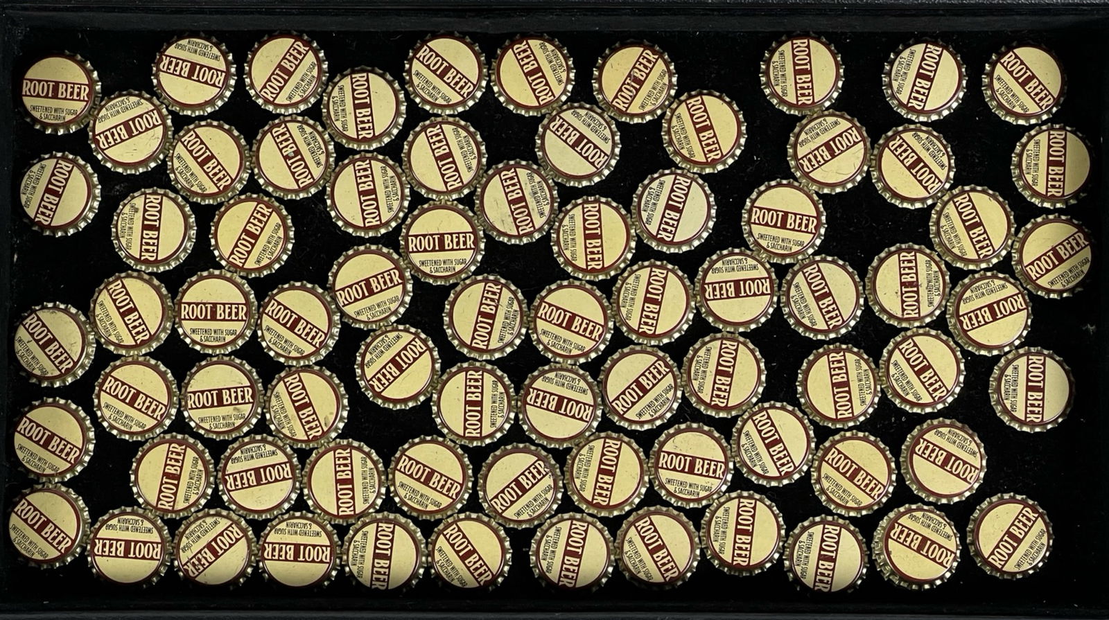 1950s Root Beer Bottle Cap Collection with Cork: Step back in time with this charming collection of 1950s root beer bottle caps, each complete with its original cork lining. These vintage bottle caps are not just remnants of a bygone era; they're a