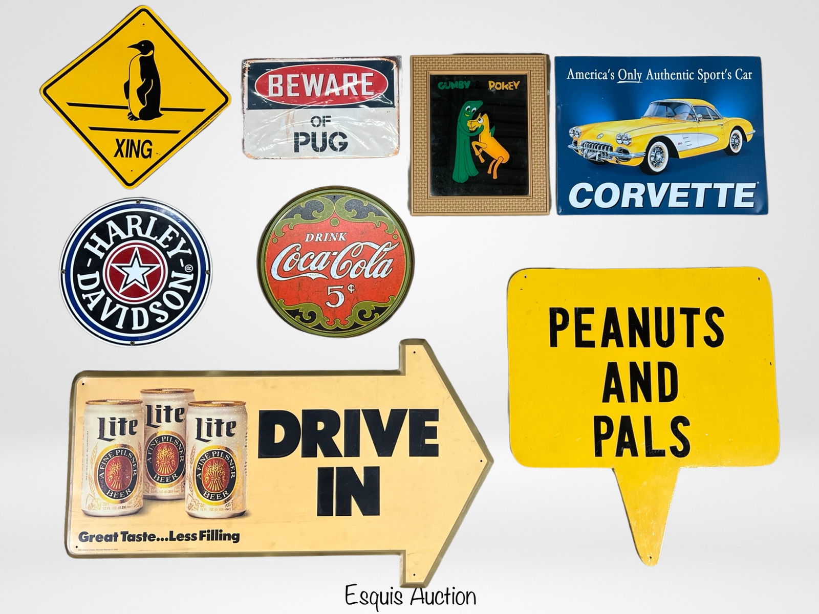 Assortment of Various Advertisement Signs (1 of 9)