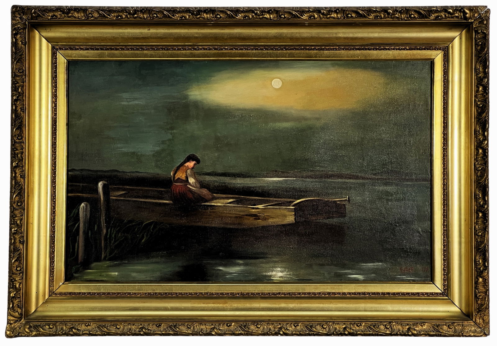 Gustav Klatt- Alone & Forsaken 1894 Oil Painting (1 of 3)