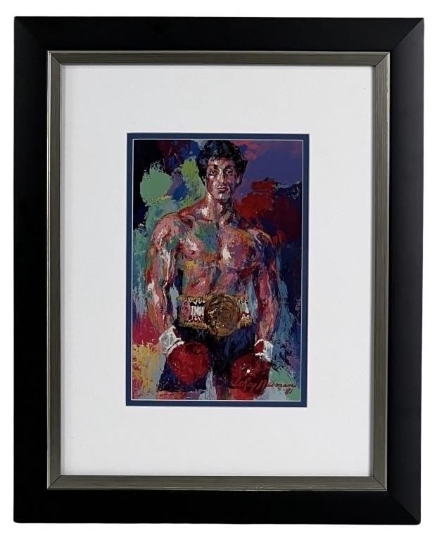 "Rocky" Fine Art Lithograph by Leroy Neiman (1 of 2)