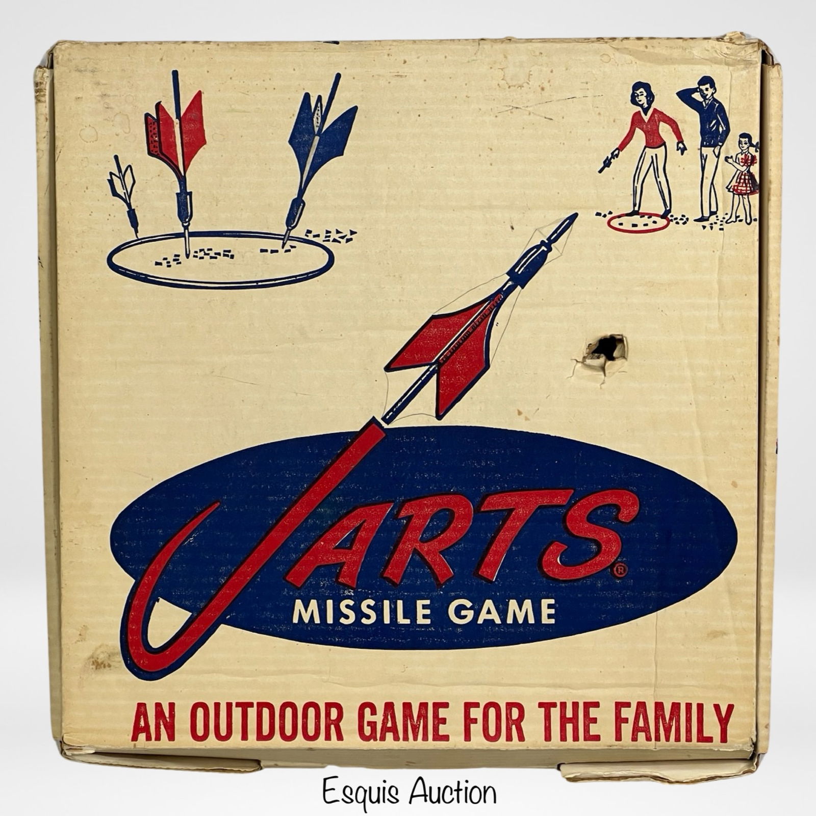 Vintage Jarts Outdoor Missile Darts Game (1 of 4)