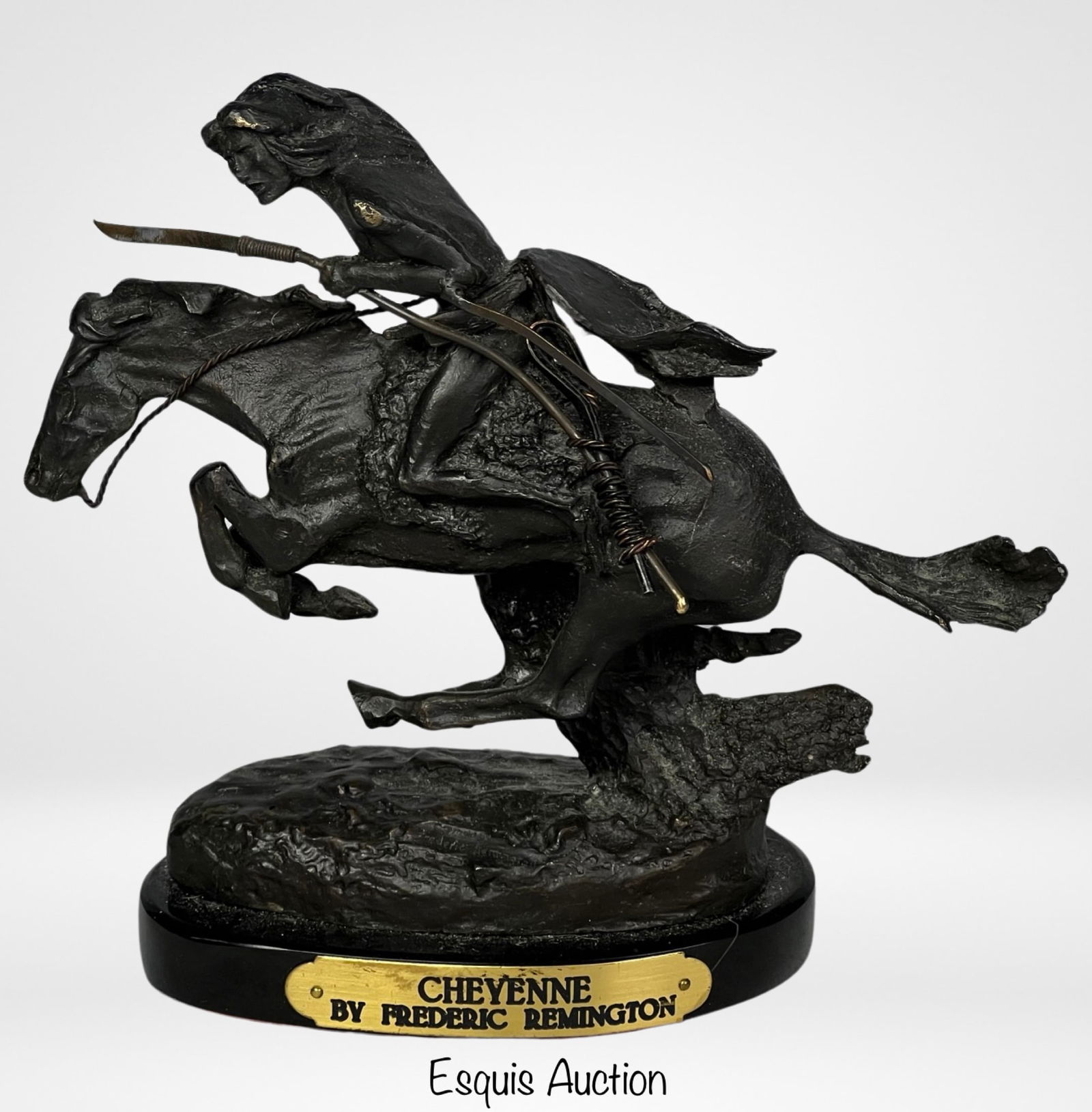 Frederic Remington- "Cheyenne" Bronze Sculpture (1 of 5)