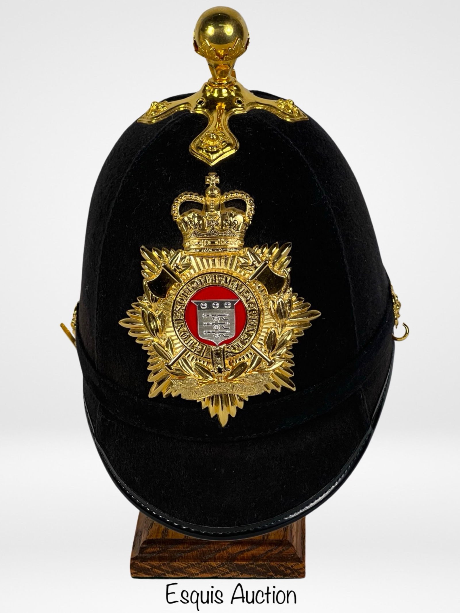 British Helmet with Order of Garter Badge (1 of 6)