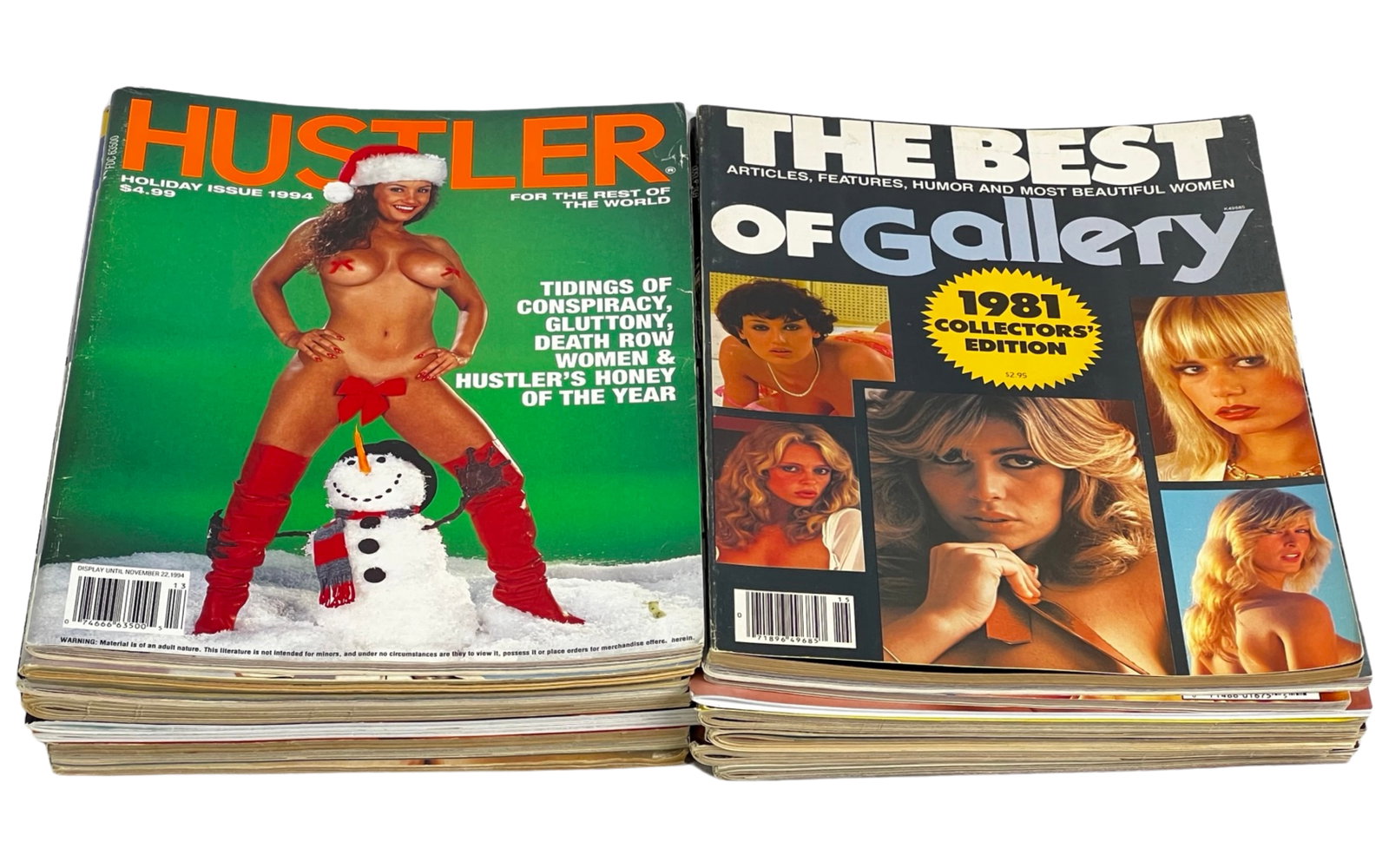 Vintage Adult Magazines- Hustler, Gallery, Penthue: Vintage Adult Magazines- Hustler, Gallery, Penthouse, etc...