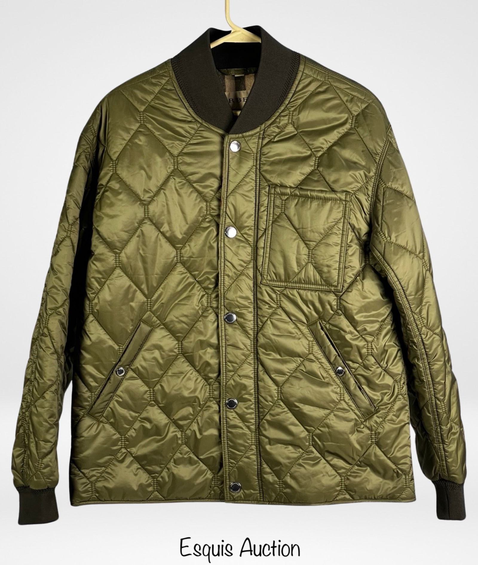 Burberry padded nylon bomber jacket cheap