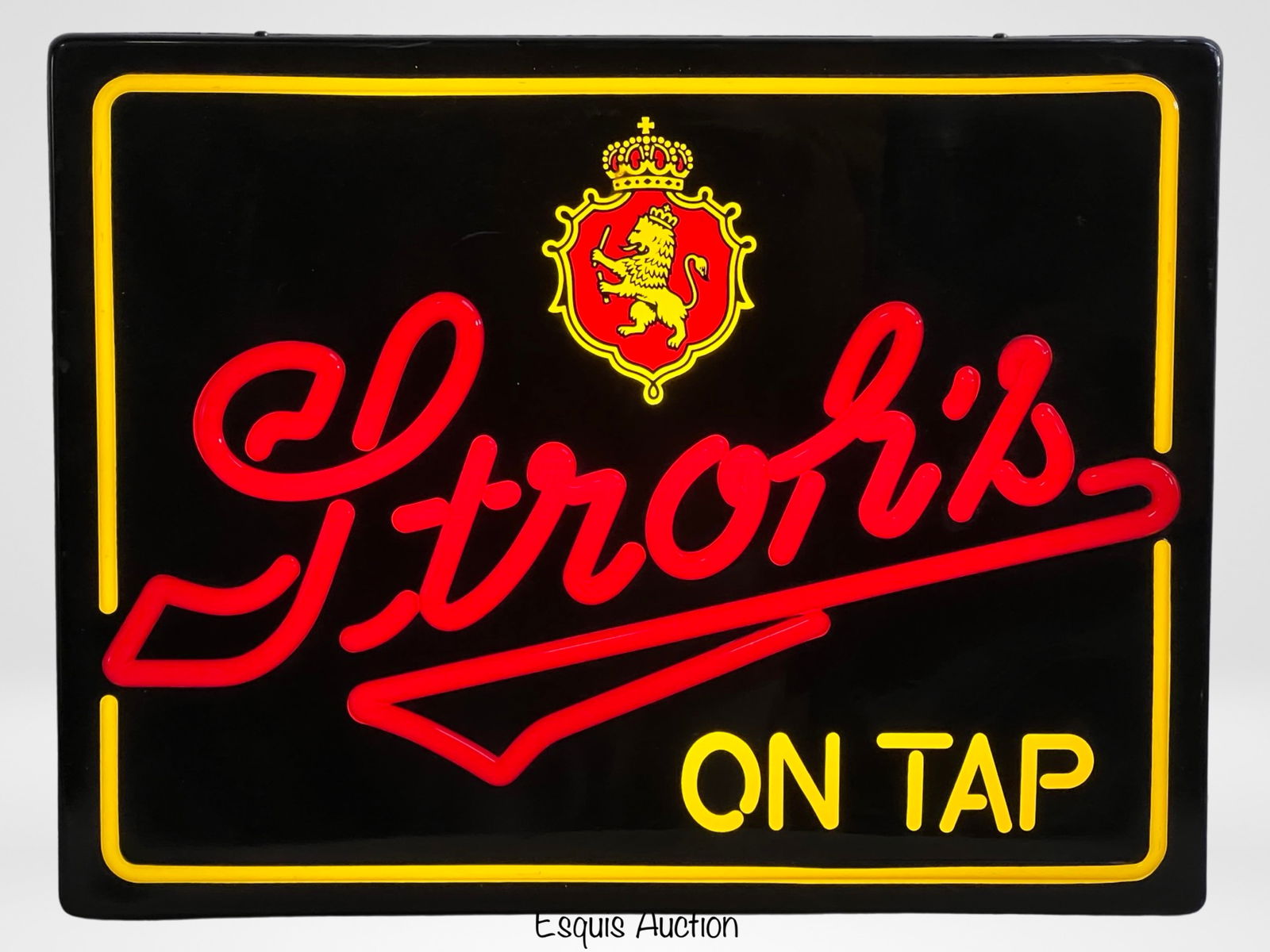 Stroh's On Tap Beer Advertising Light Up Sign (1 of 4)