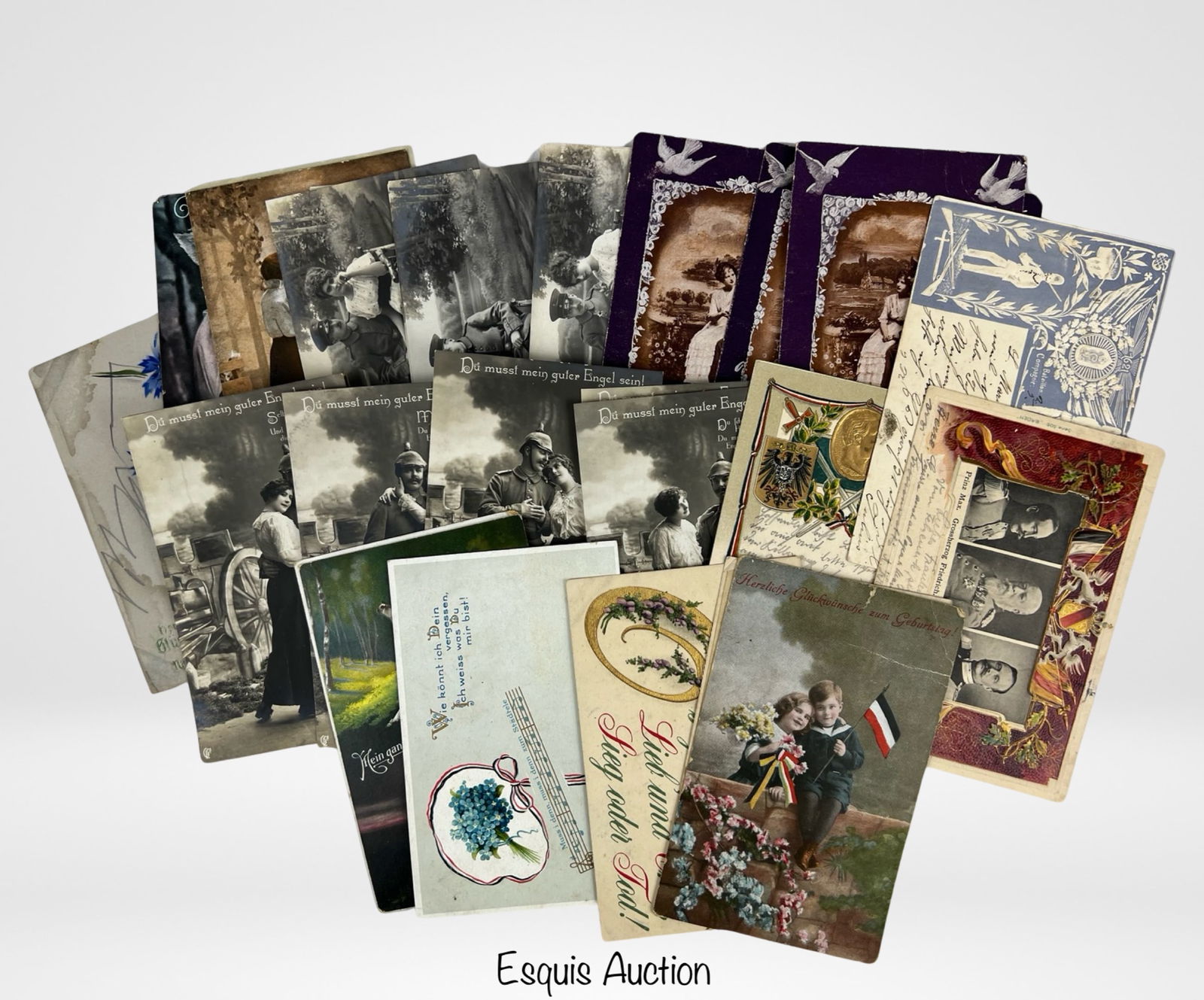 WWI German Patriotic/ Military Postcards (1 of 6)