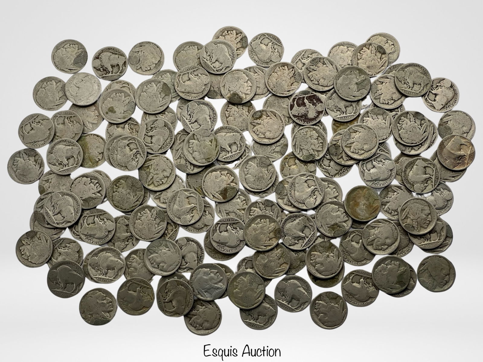 Lot of US Buffalo Nickel Coins (1 of 3)