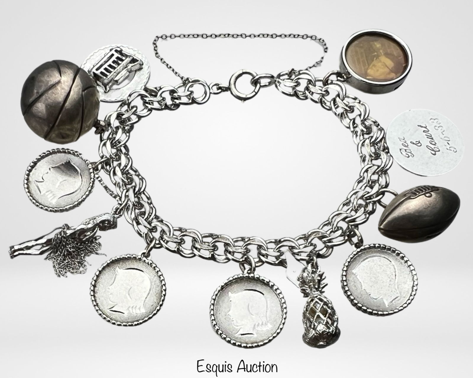 Vintage Sterling Silver Lucky Charms Bracelet (1 of 4)