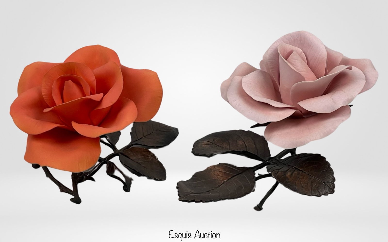 Boehm- Tropicana & Royal Highness Rose Sculptures (1 of 9)