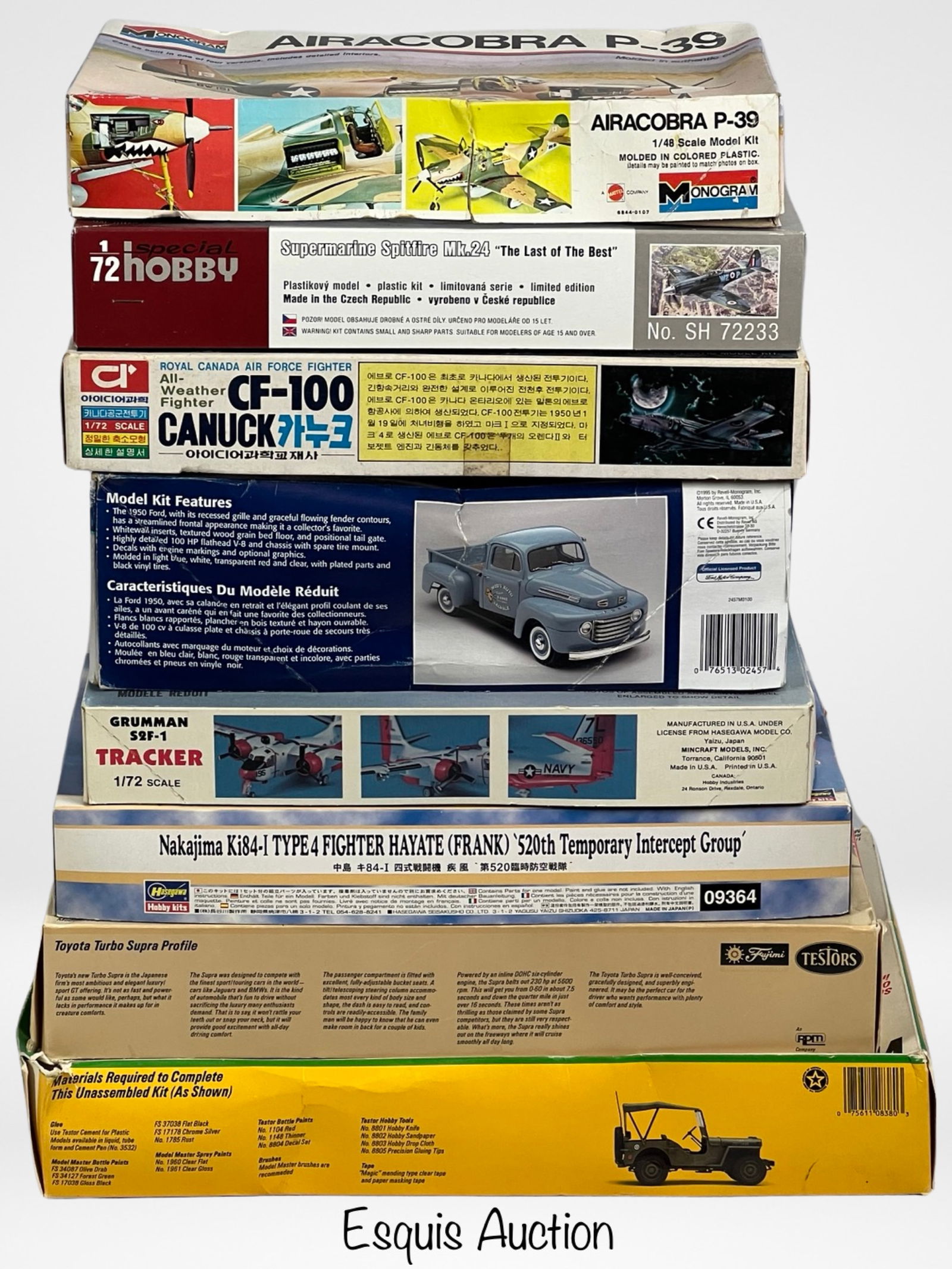 Vintage Airplanes & Cars Plastic Model Kits (1 of 4)