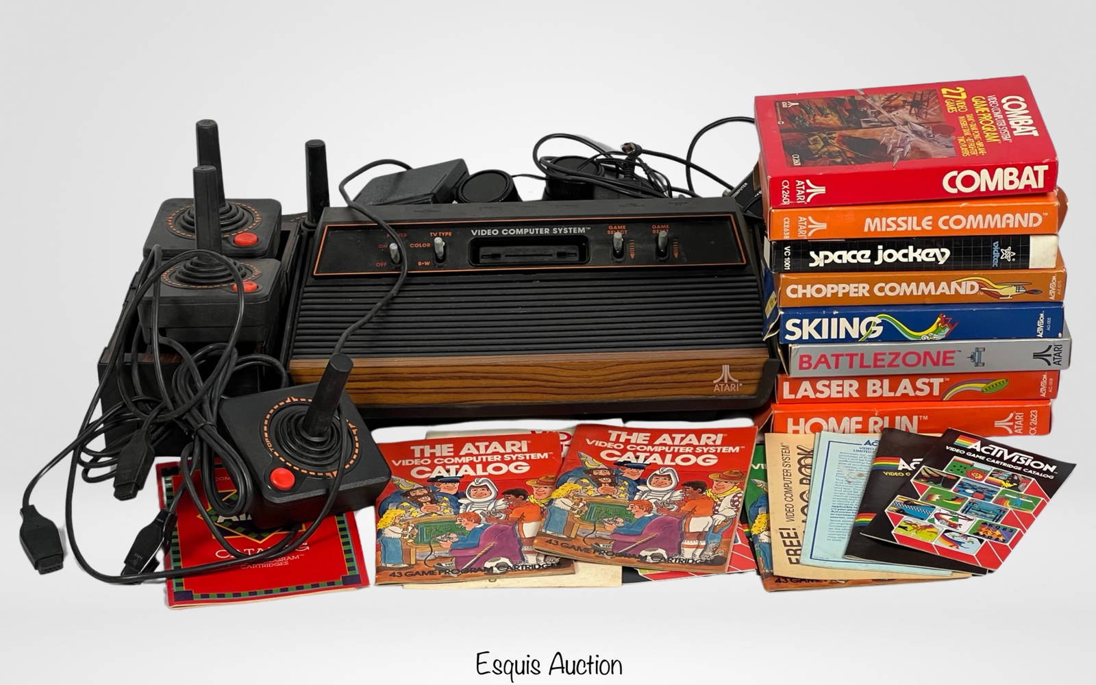 Atari 2600 Video Game Console & Lot Of Games Auction