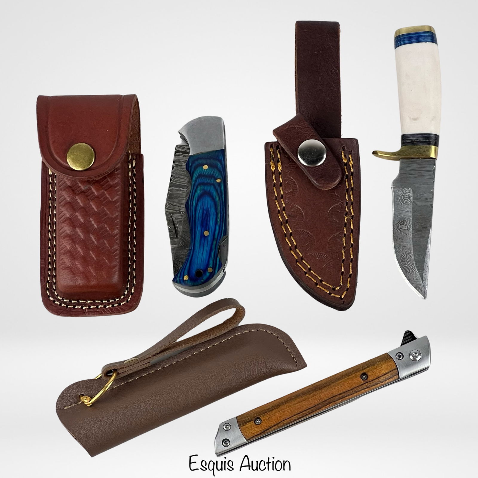 Damascus Steel Hand Forged Knives (1 of 4)