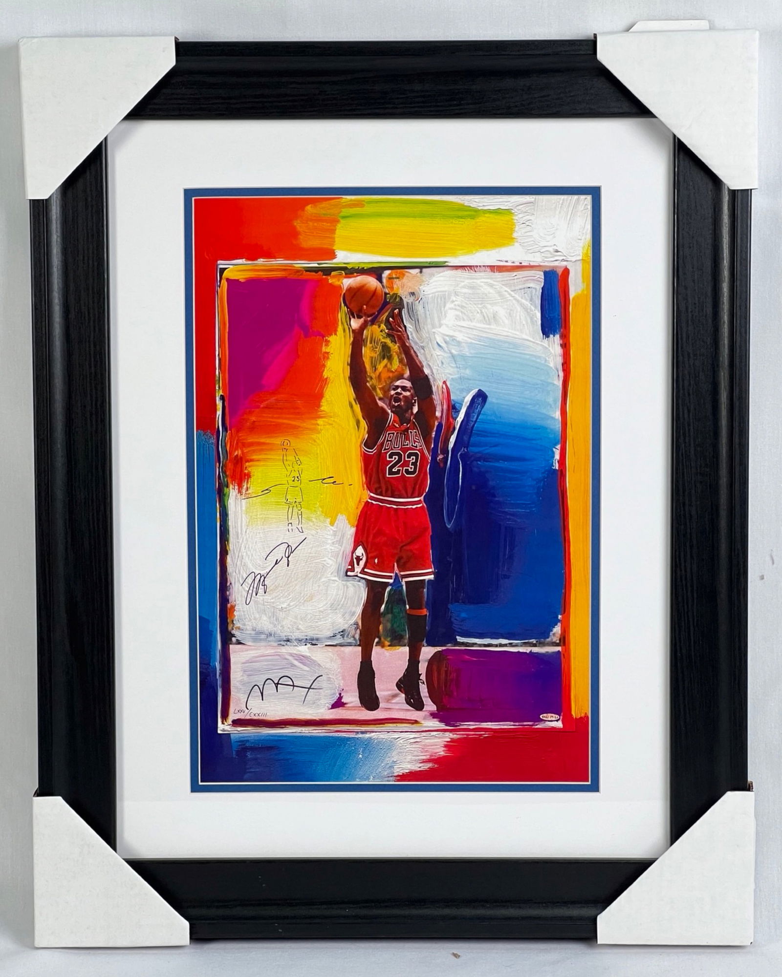 Peter Max- "Michel Jordan" Fine Art Lithograph (1 of 3)
