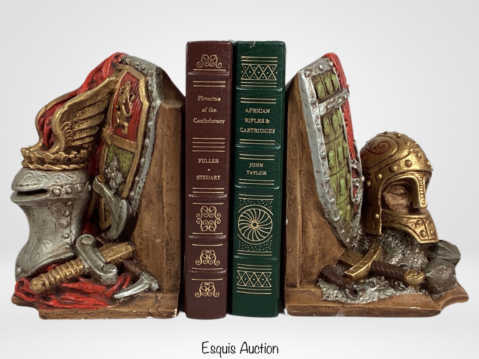 Pair of Vintage Medieval Knights Bookends (1 of 4)