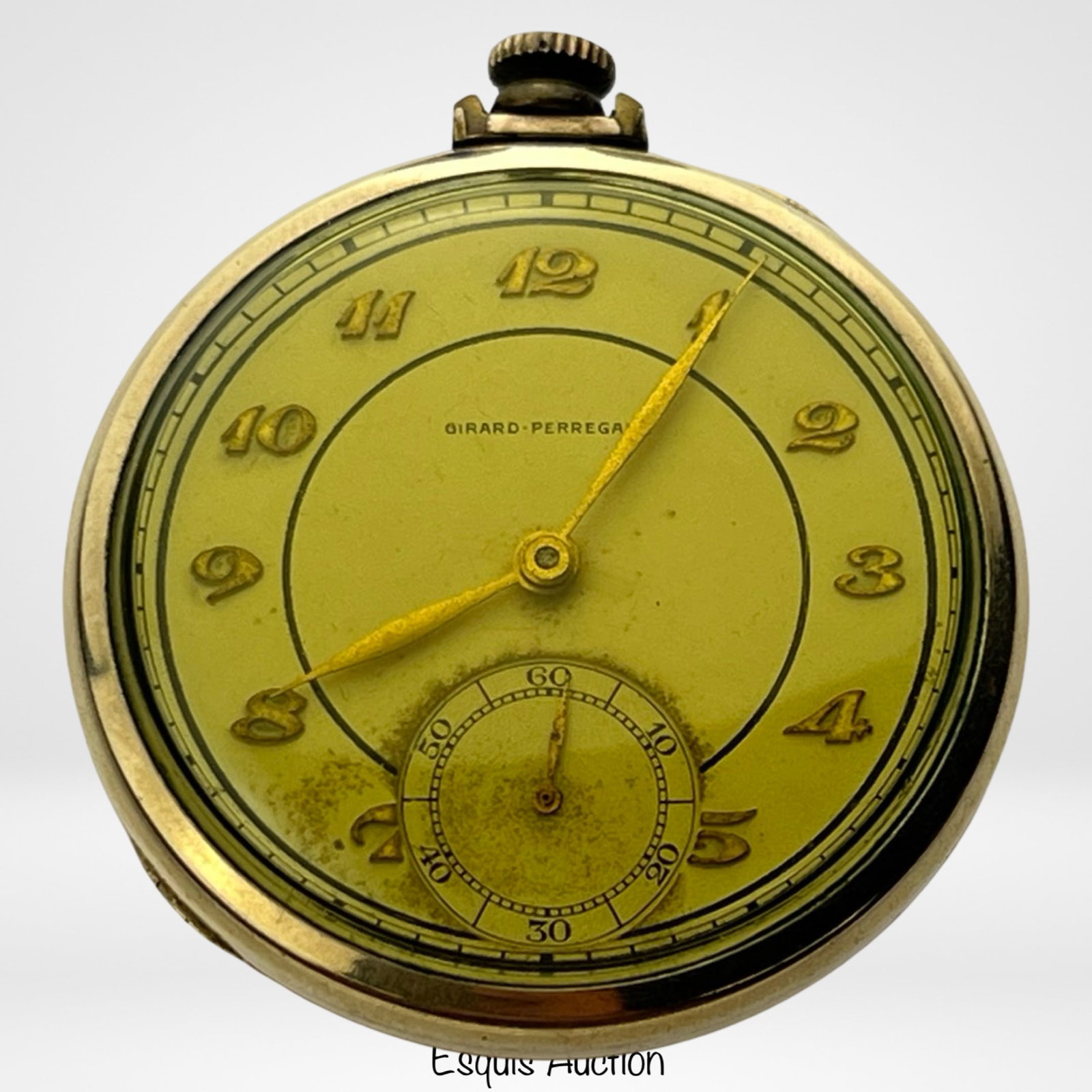 Vintage Girard Perregaux Pocket Watch in 10k Gold: Vintage Girard Perregaux Pocket Watch in 10k Gold Filled Case. Working condition.