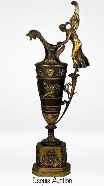 Claude Galle- Bronze Napoleon Empire Ewer/ Pitcher (1 of 9)