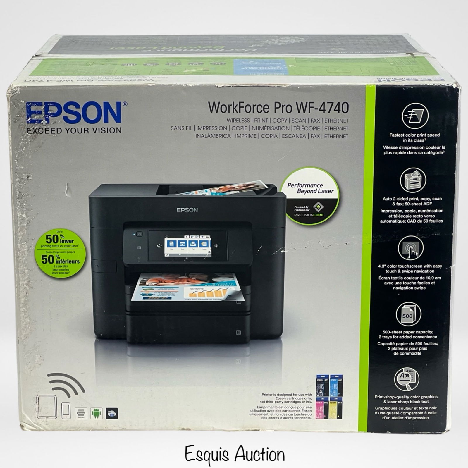 Epson WorkForce Pro WF-4740 All-in-One Printer New (1 of 2)