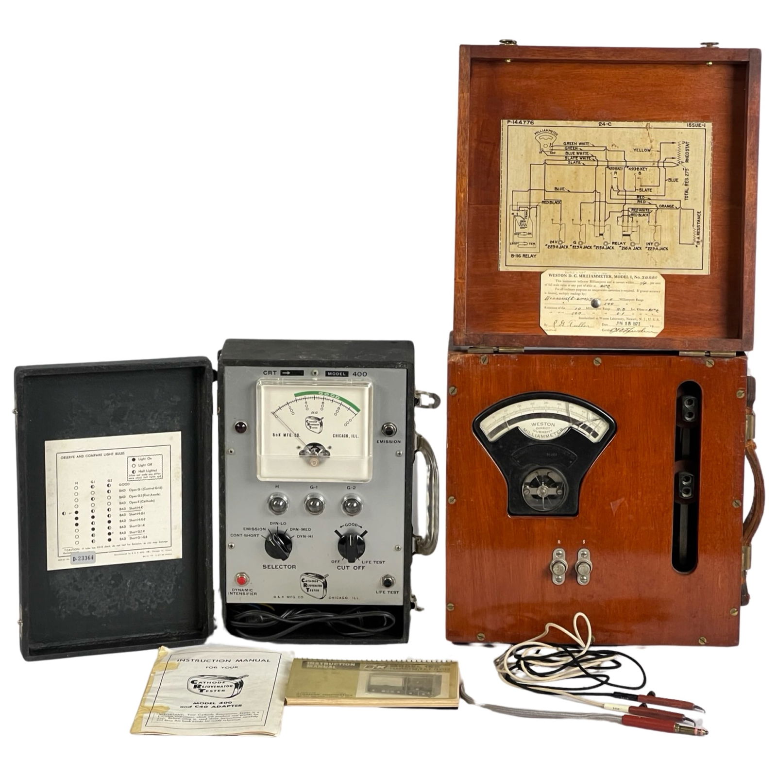 Weston D.C. Milliammeter & TV Tube Tester (1 of 7)