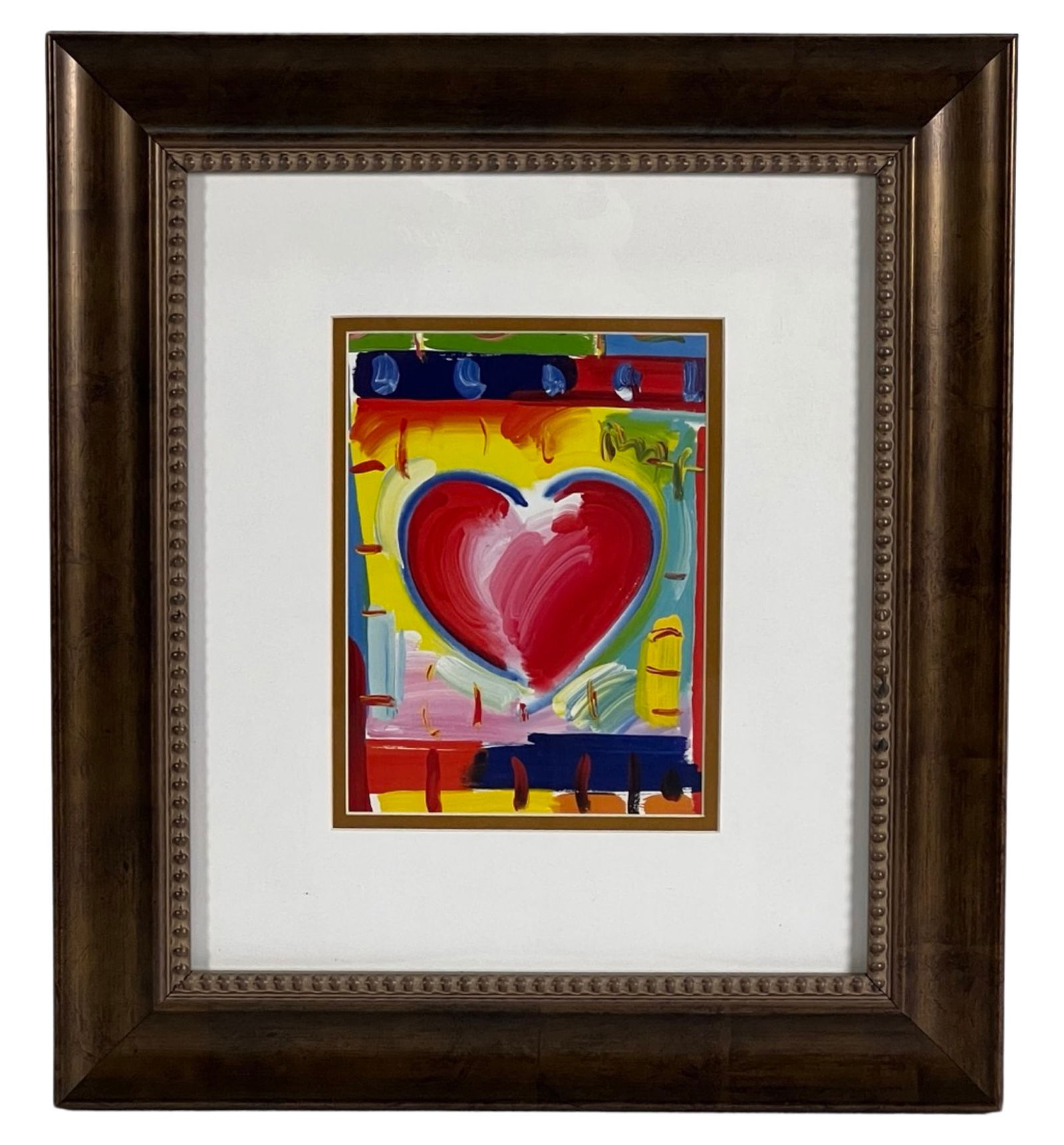 Peter Max- Heart Fine Art Lithograph (1 of 2)