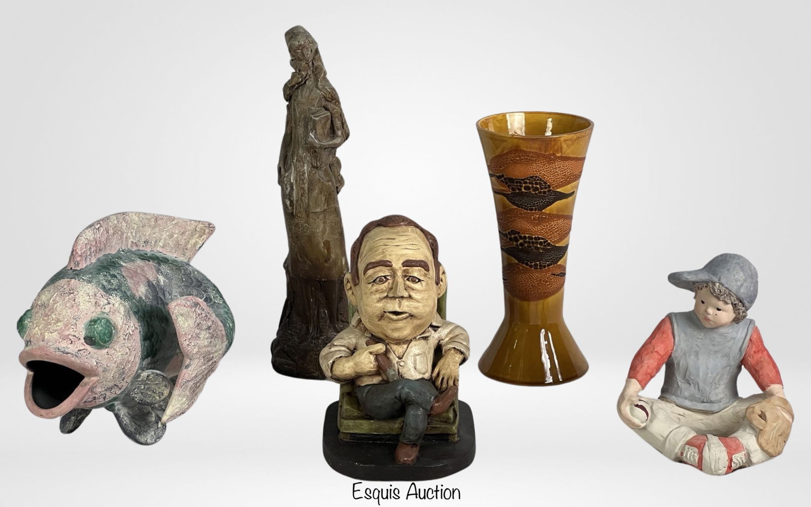 Attila Tivadar Cast Stone Sculpture & Pottery (1 of 9)