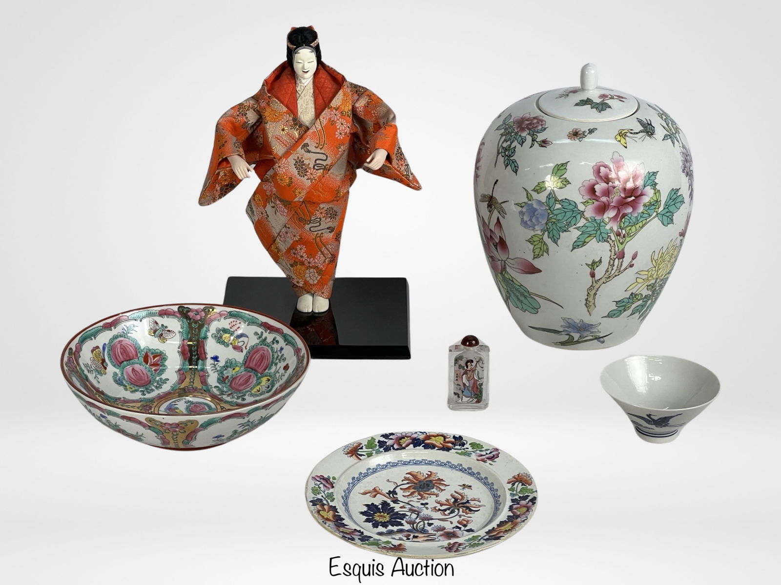 Asian Porcelain, Chineese Snuff Bottle, Japanese D (1 of 8)