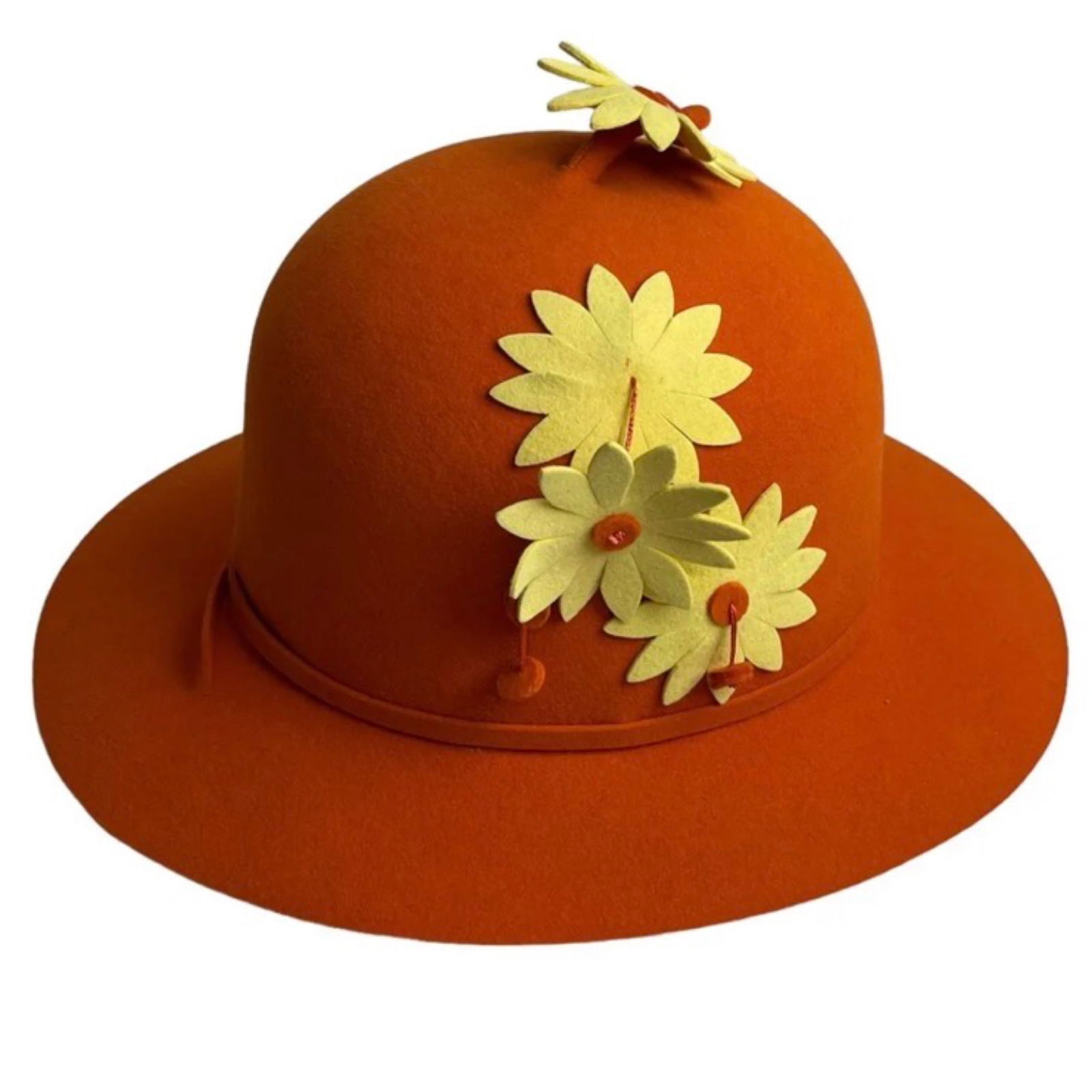 1960s Adolfo II Vintage Felted Wool Women?s Hat (1 of 6)