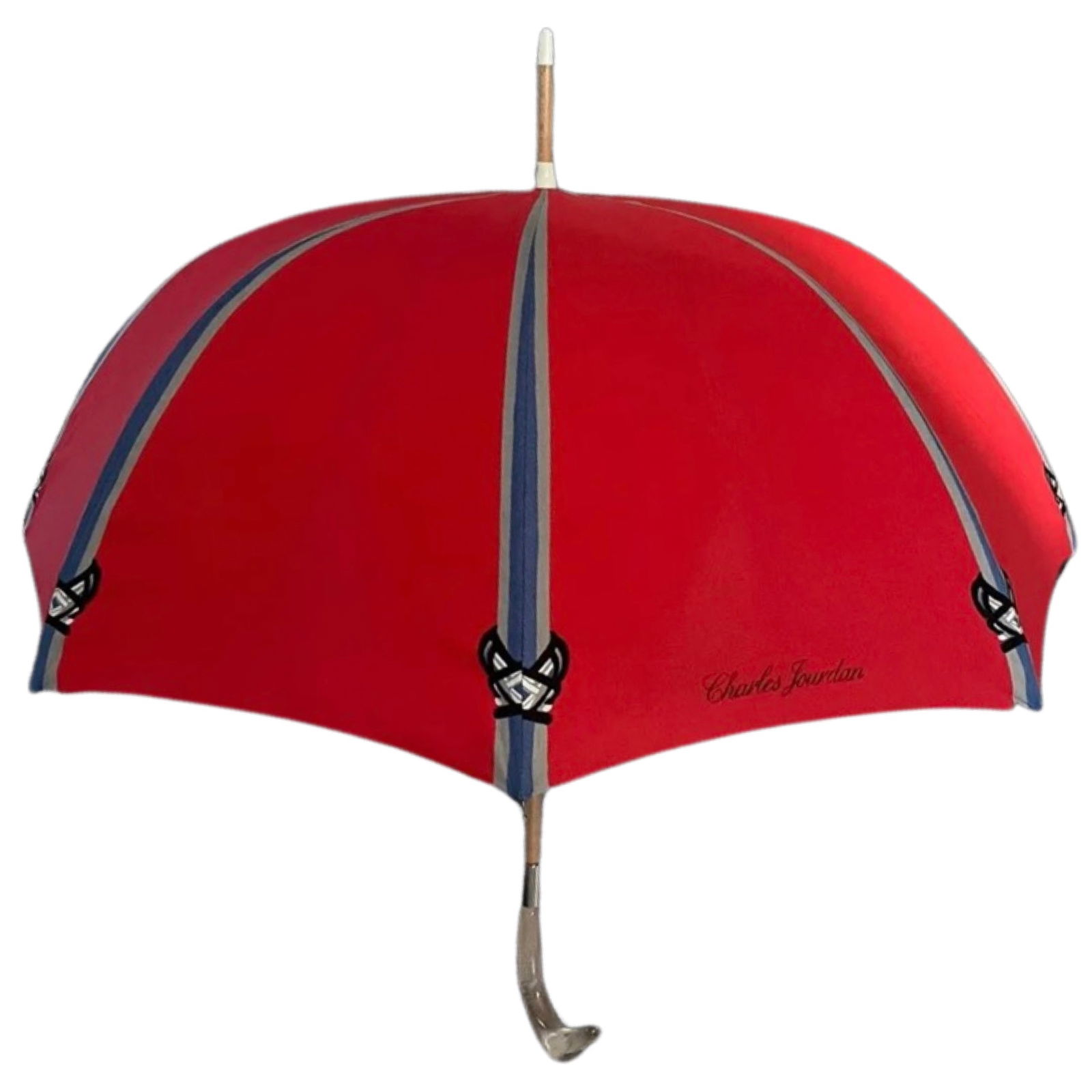 CHARLES JOURDAN Umbrella Lucite Goose Handle: Vintage-Rare-collectible CHARLES JOURDAN Umbrella Lucite Goose Handle.Good Condition!!!Size 33x27 Inches!!!