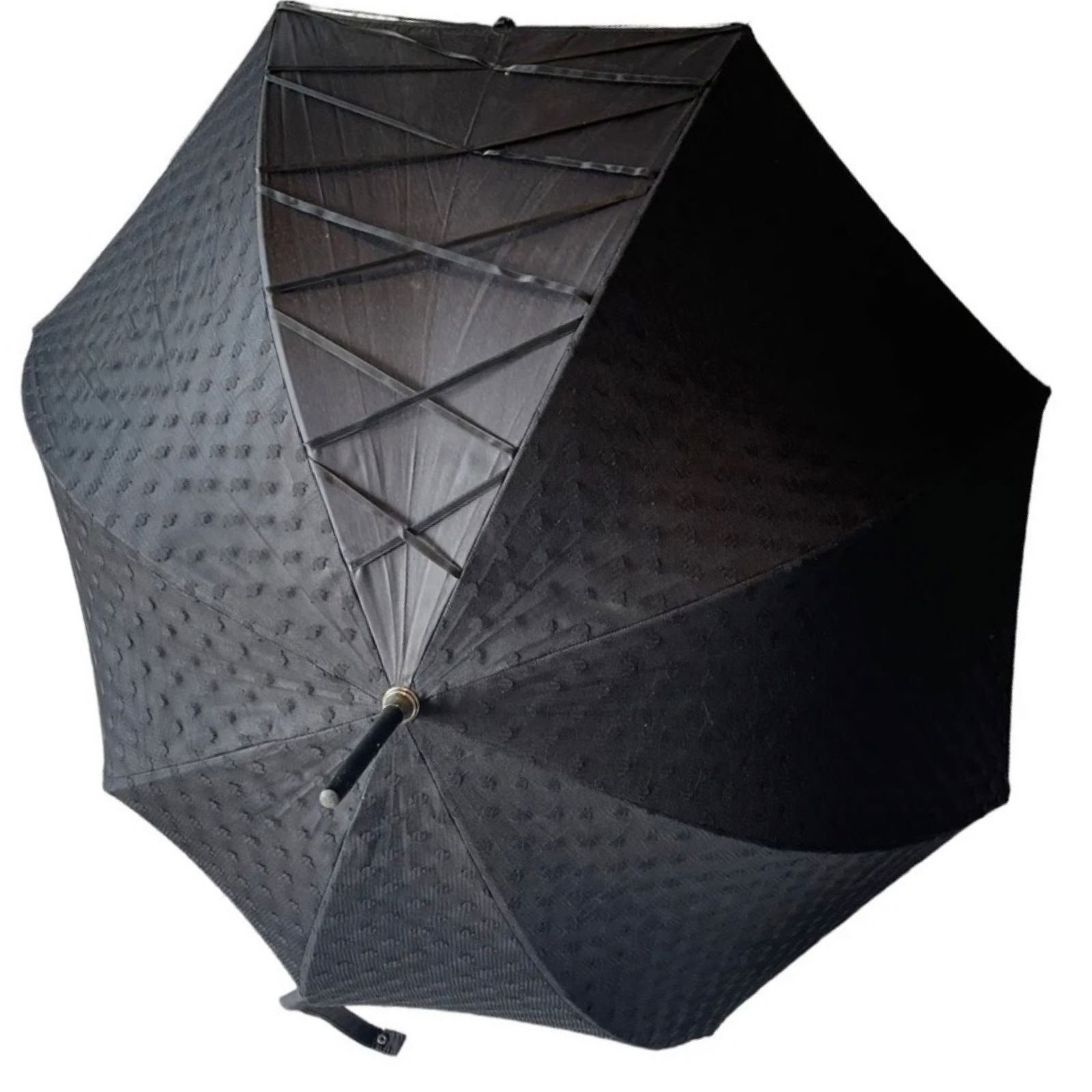 Chantal Thomass Paris Umbrella Black Victorian: Chantal Thomass Paris Umbrella Black Victorian Made In France Pat No.2819101.Size 36x33 Inches.Good Condition!!!