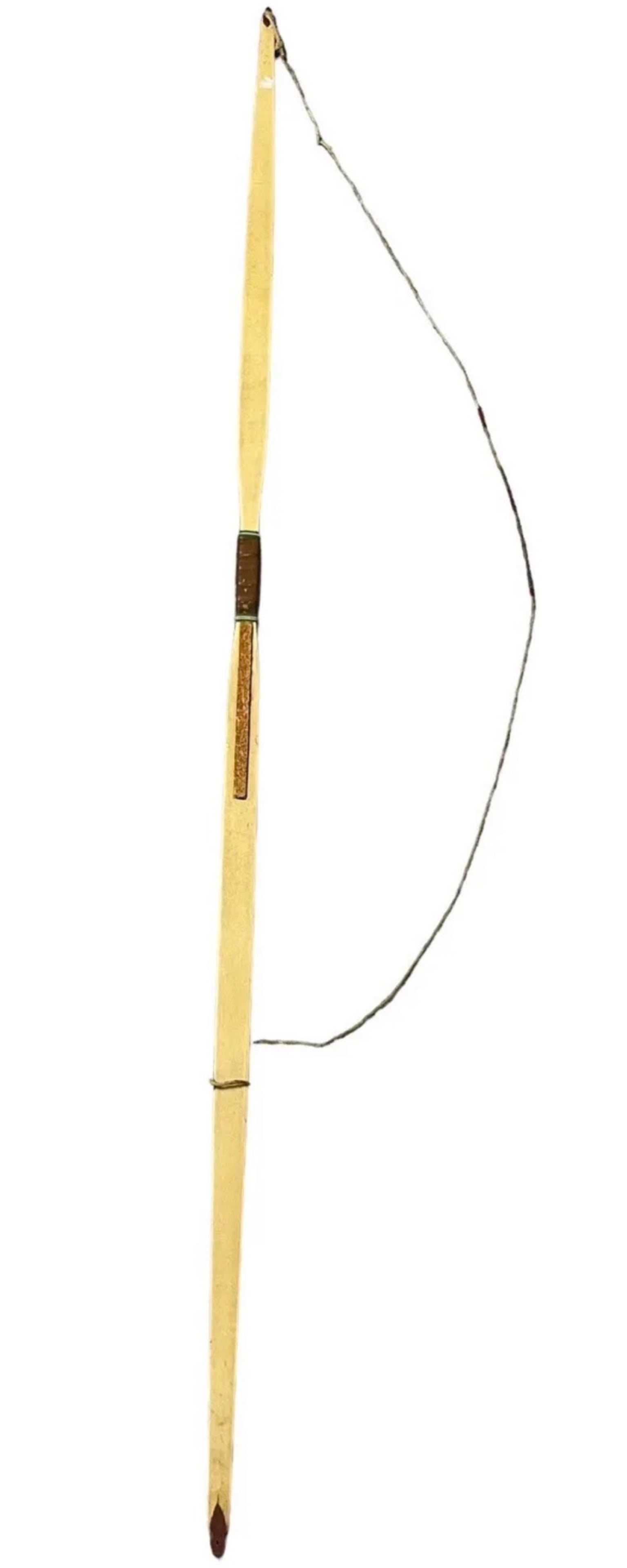 Vintage Wood Indian Archery Long Bow Evansville (1 of 5)
