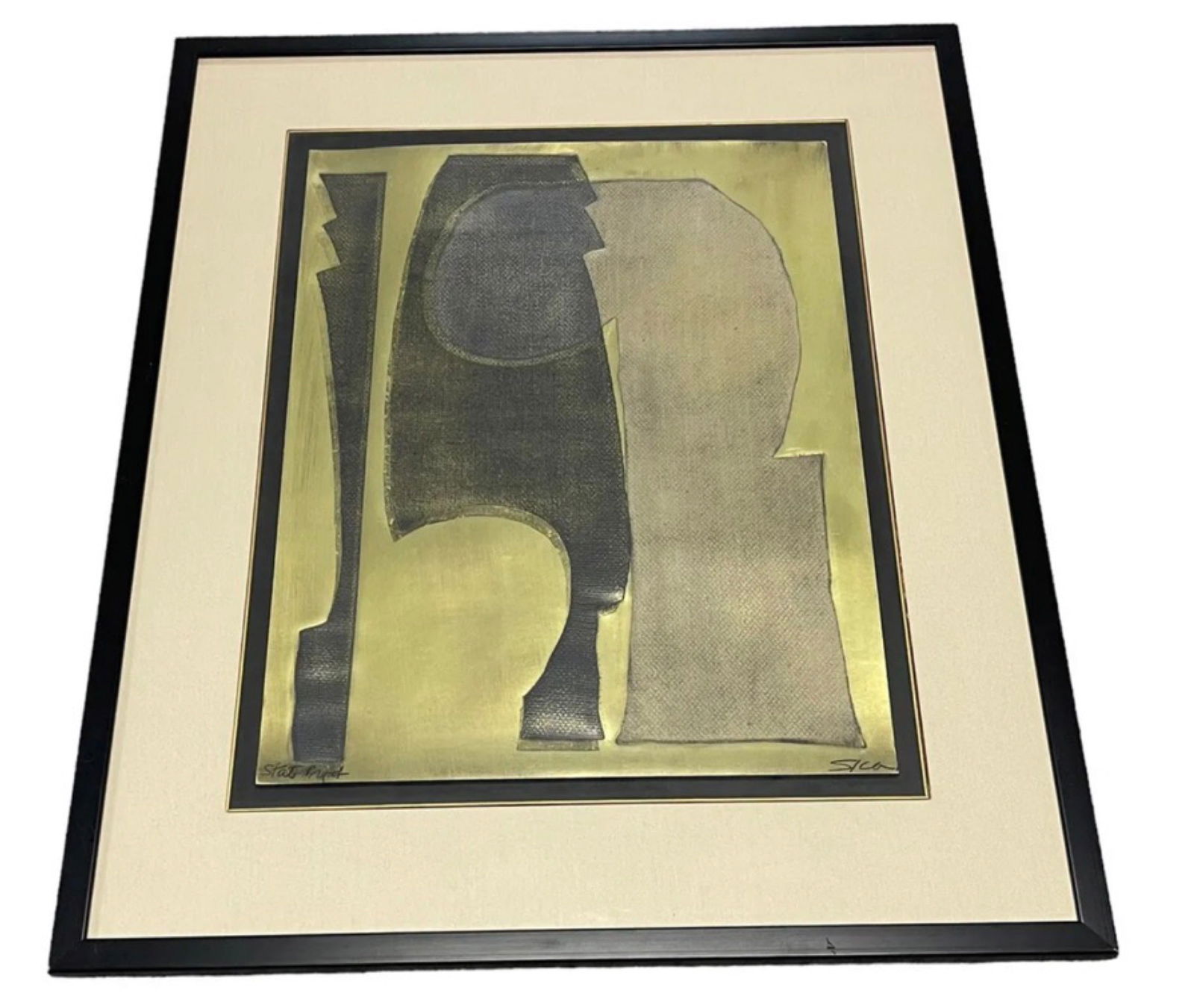 Ruth Sica Abstract Mixed Media Collage Painting (1 of 6)