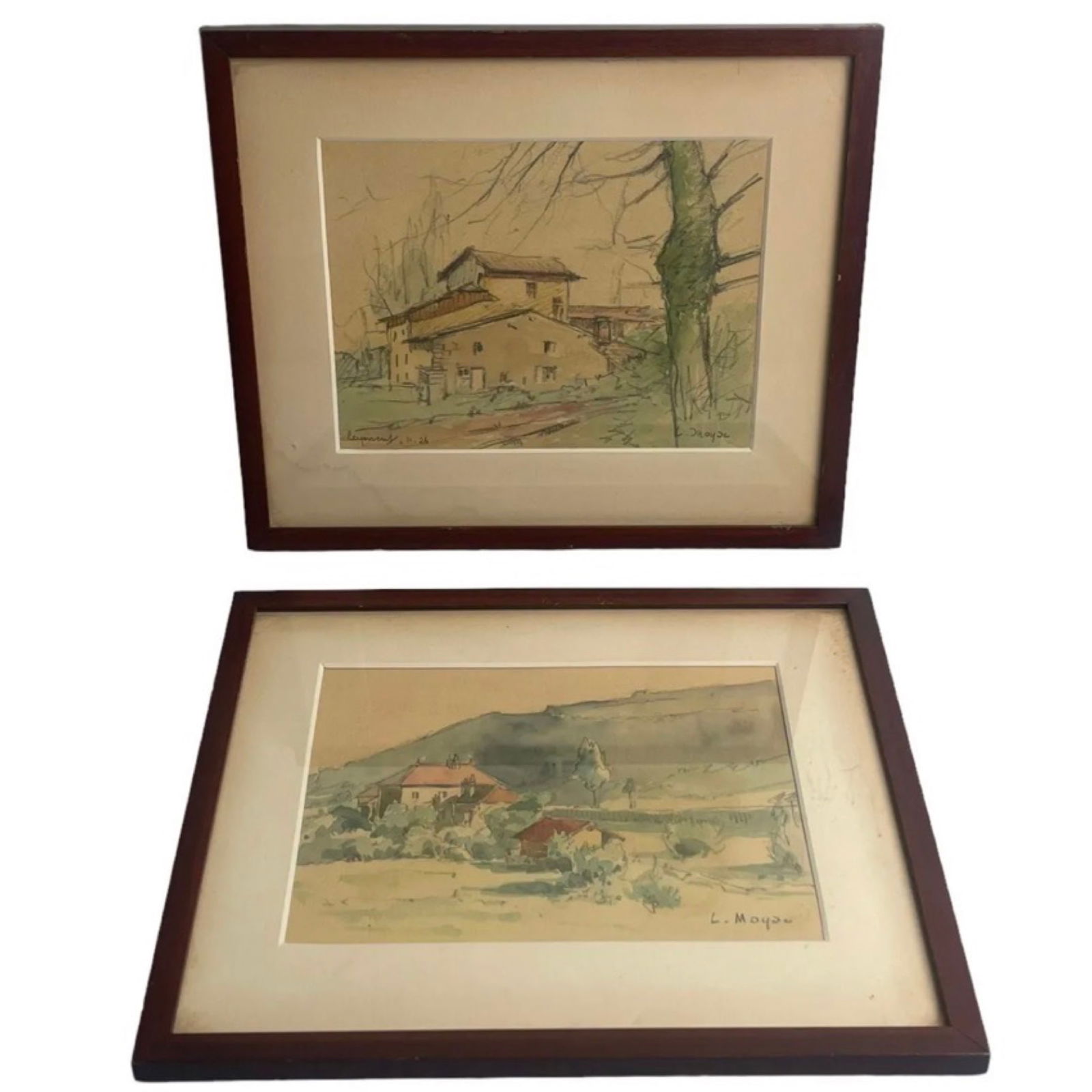 Leon Moyse (1873-1955)Painting Watercolour (1 of 8)