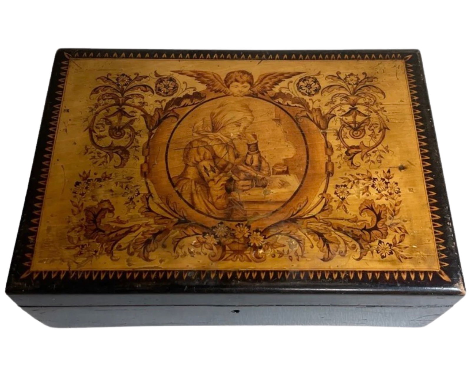 Tunbridge Ware Sewing Box France Victorian (1 of 7)