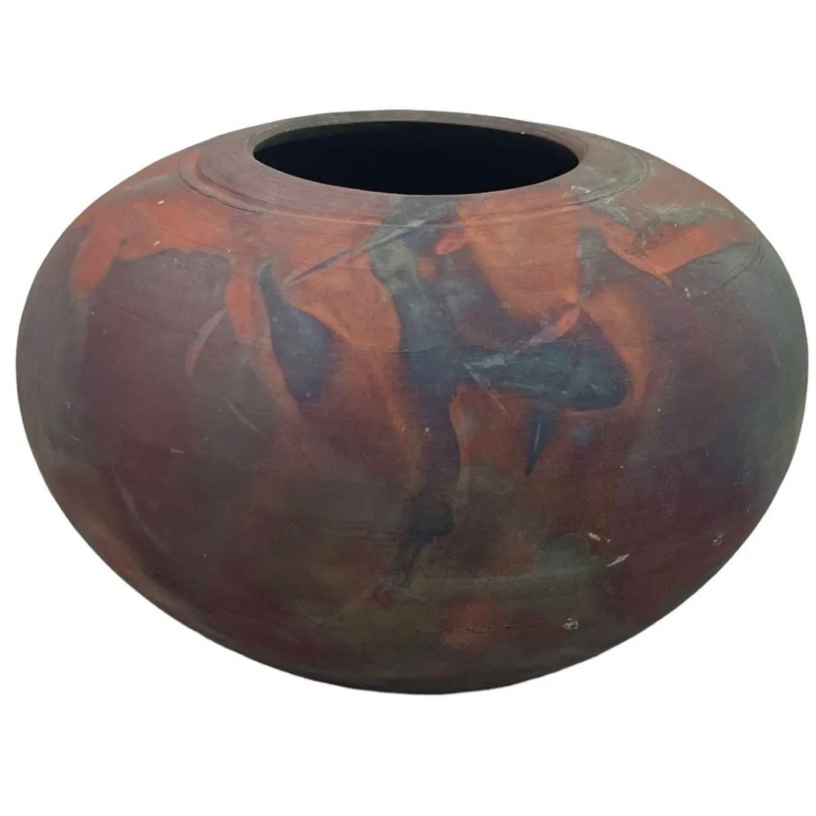 MCM  RAKU Pottery Vase Bruce Johnson Ceramics (1 of 7)